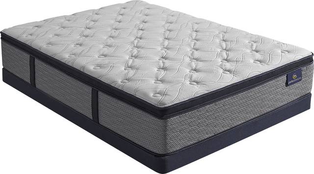 Serta Perfect Sleeper Pacific Dune Low Profile Queen Mattress Set - Thumbnail - Image 1