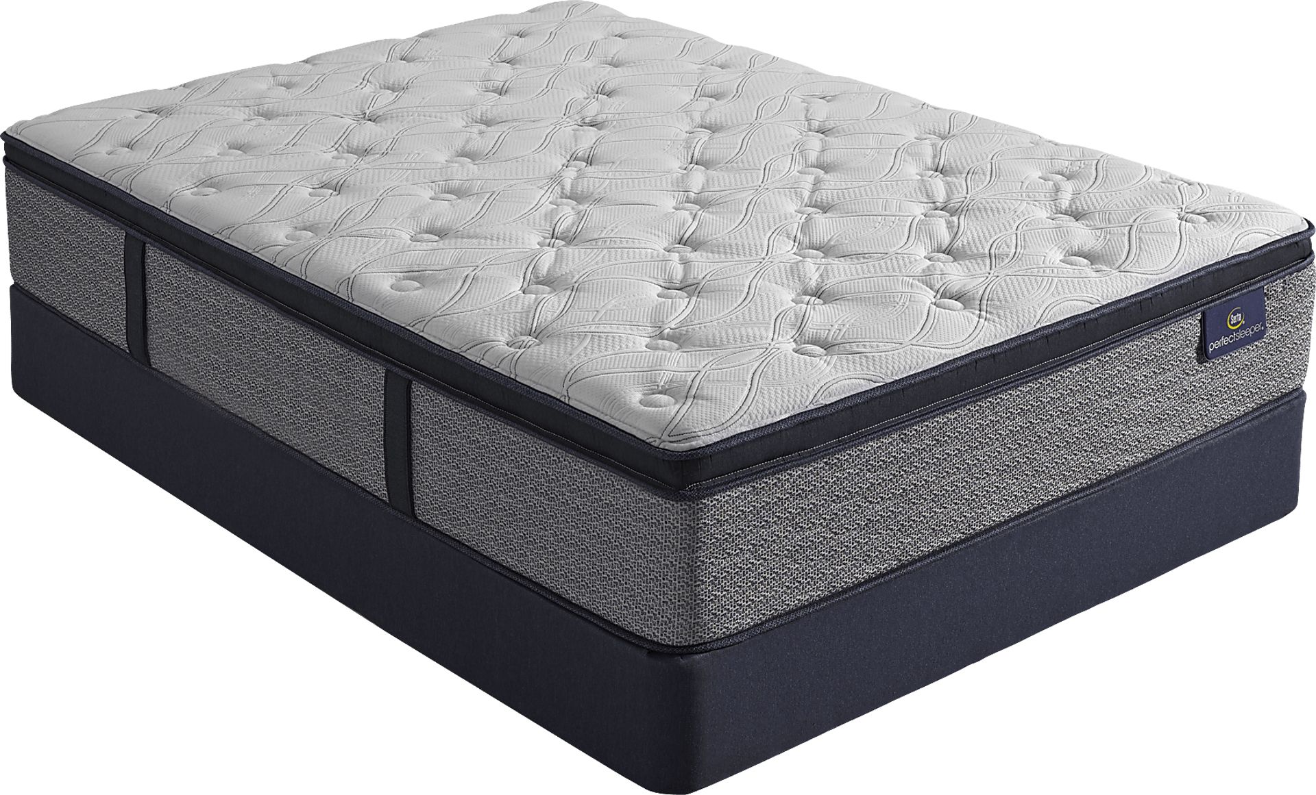 Serta Perfect Sleeper Pacific Dune High Profile Queen Mattress Set - Image 1