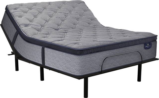 Serta Perfect Sleeper Pine Meadow Queen Mattress with RTG Sleep 2000 Adjustable Base - Thumbnail - Image 1