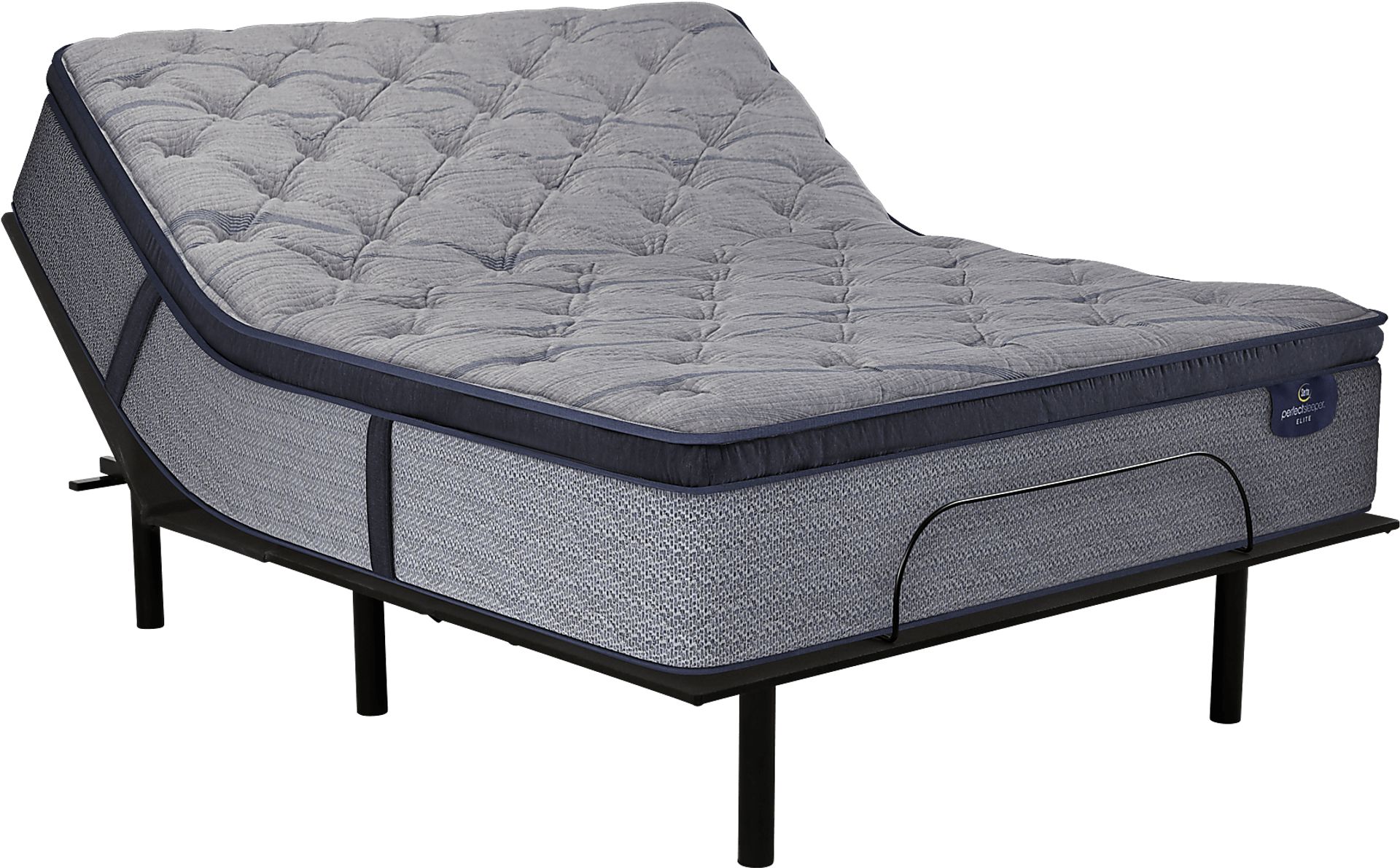 Serta Perfect Sleeper Pine Meadow Queen Mattress with RTG Sleep 2000 Adjustable Base - Image 1