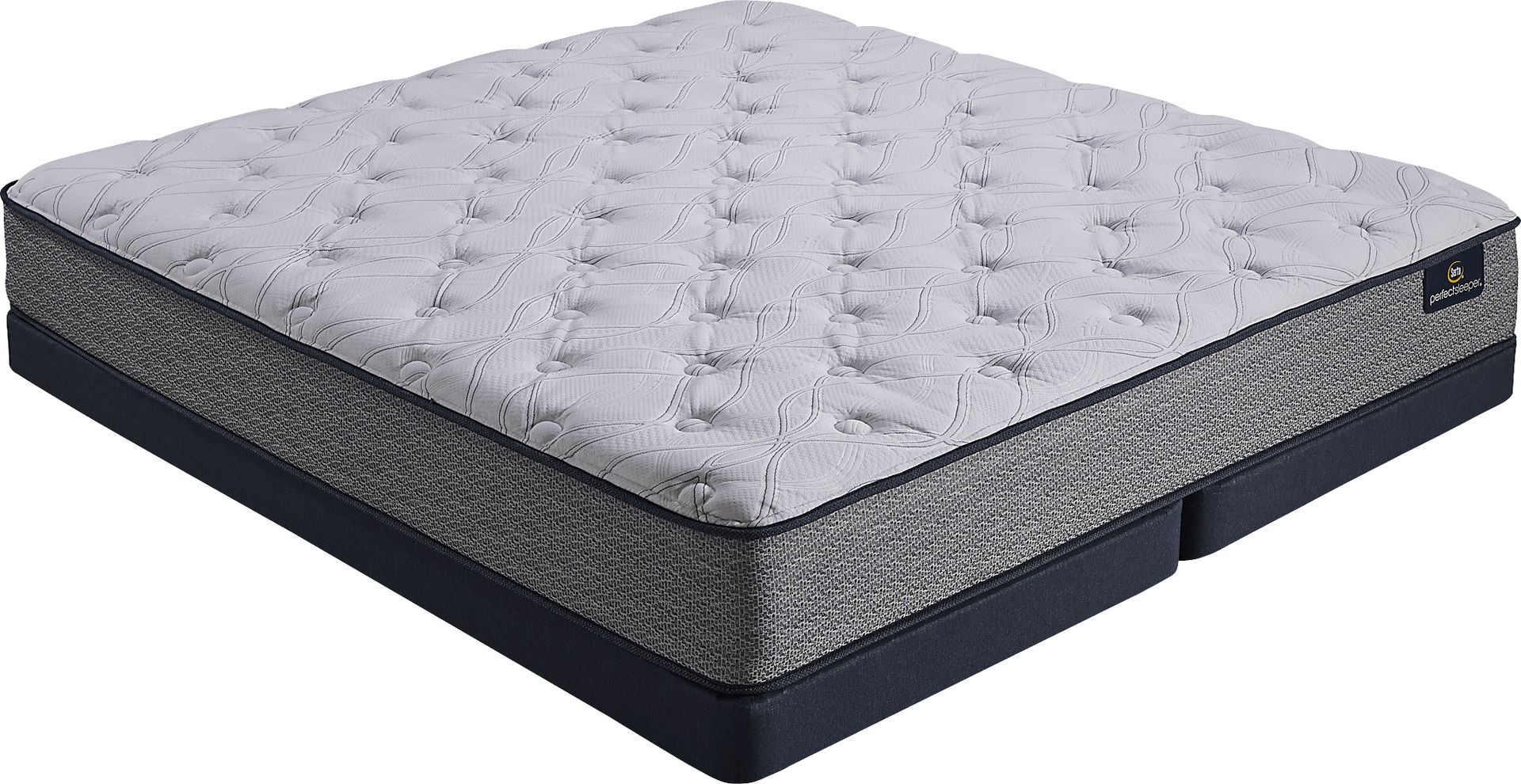 Serta Perfect Sleeper Pine Peak Low Profile King Mattress Set - Image 1