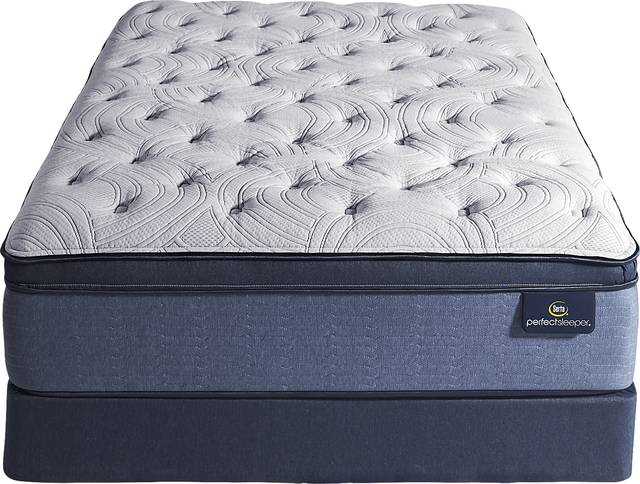Serta Perfect Sleeper Rianna Low Profile Queen Mattress Set - Thumbnail - Image 2
