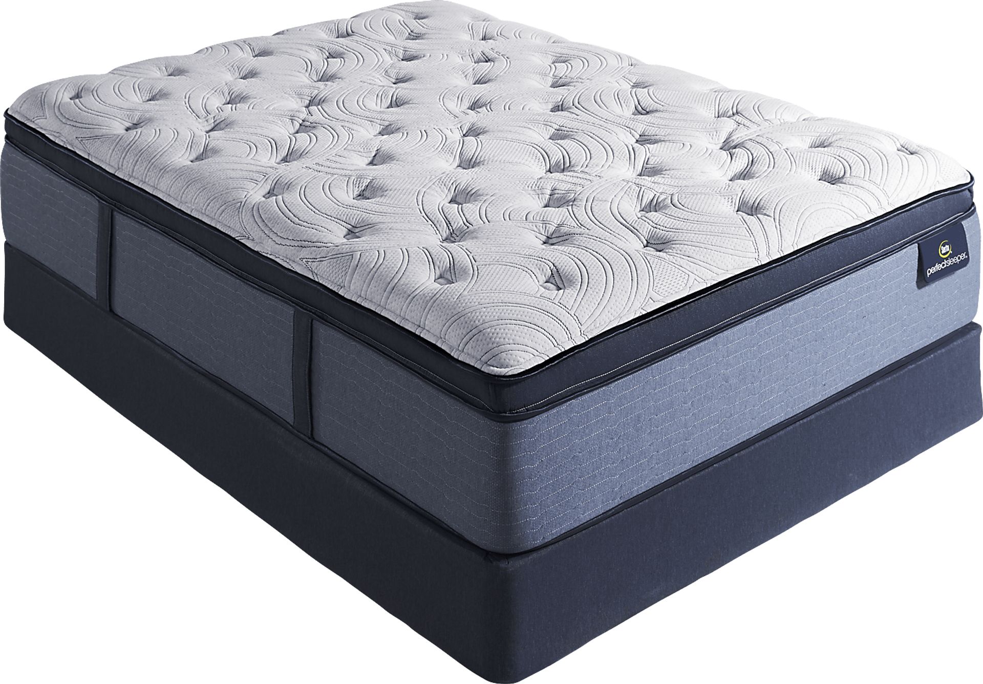 Serta Perfect Sleeper Rianna Low Profile Queen Mattress Set - Image 1