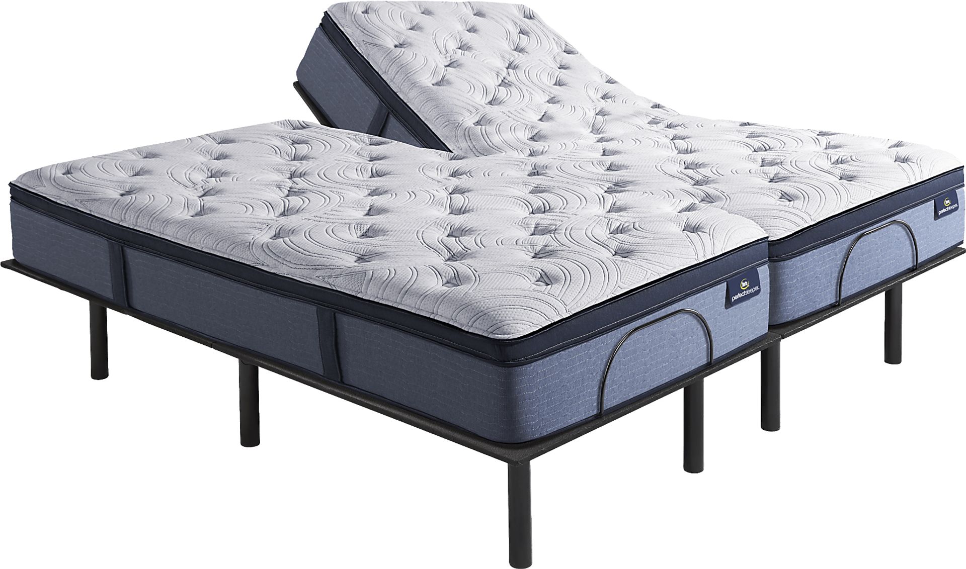 Serta Perfect Sleeper Rianna Split King Mattress with Head Up Only Base - Image 1