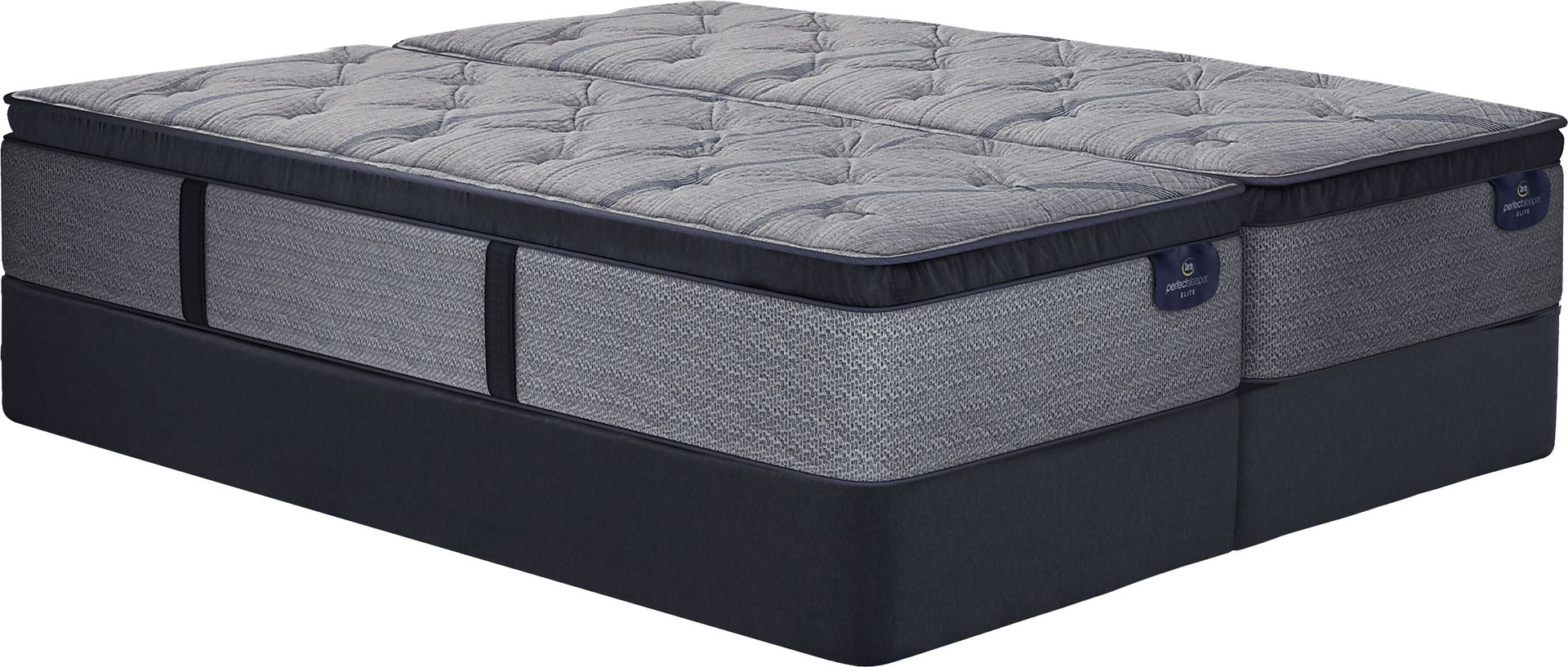 Serta Perfect Sleeper Vernon Hills Split King Mattress Set - Image 1