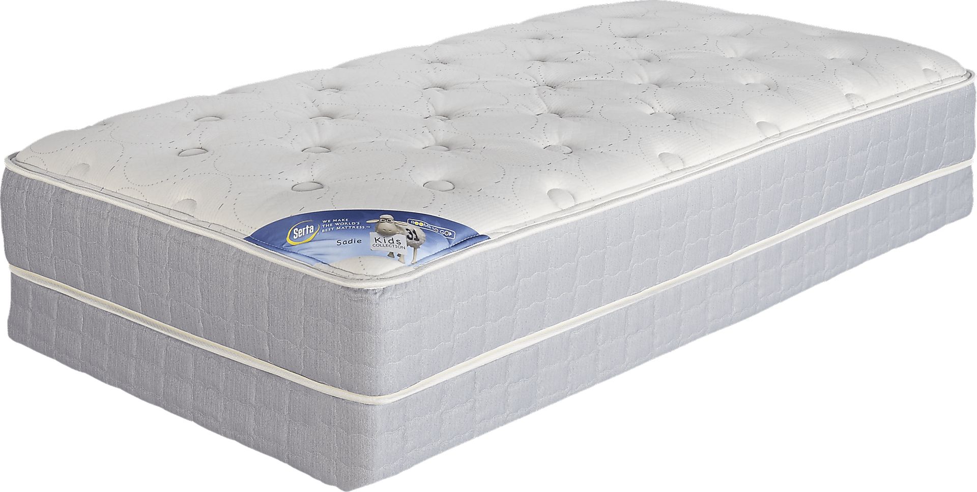 Serta Sadie Low Profile Twin Mattress Set - Image 1