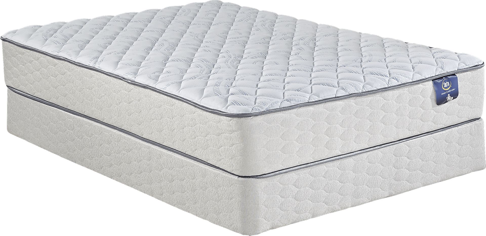 Serta Sertapedic Mockingbird Low Profile Full Mattress Set - Image 1