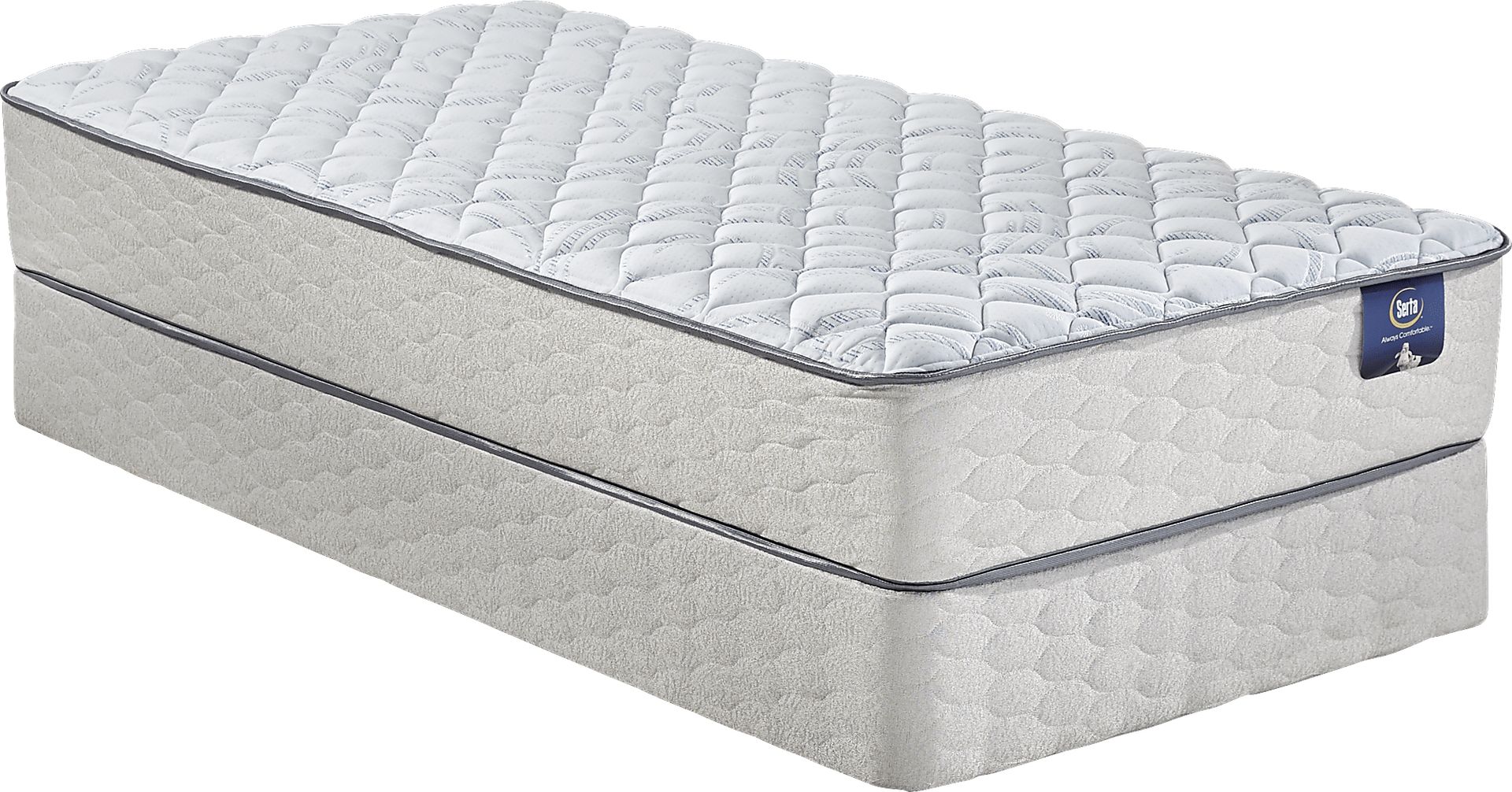 Serta Sertapedic Mockingbird Low Profile Twin Mattress Set - Image 1