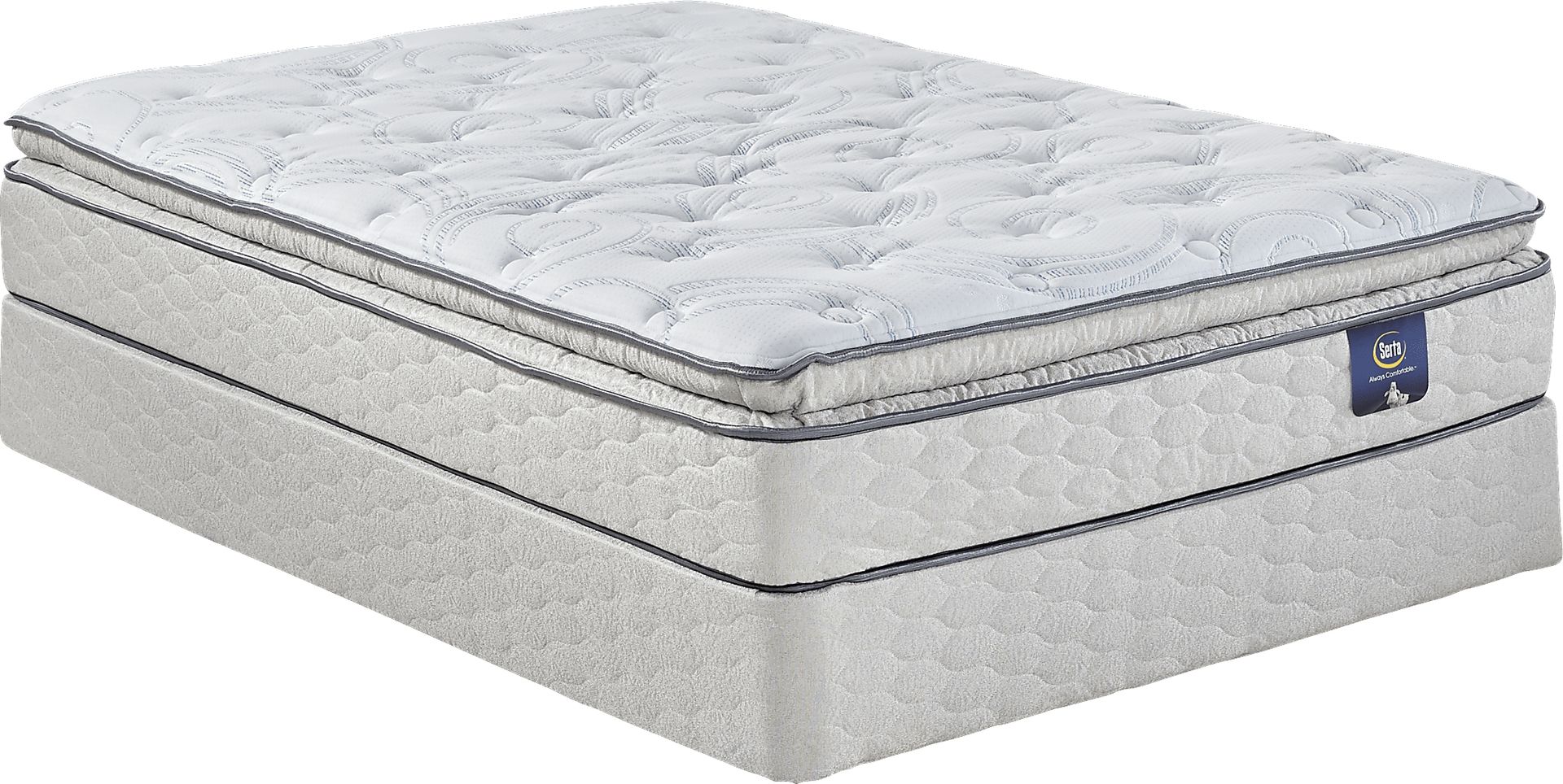 Serta Sertapedic Widefield Low Profile Full Mattress Set - Image 1