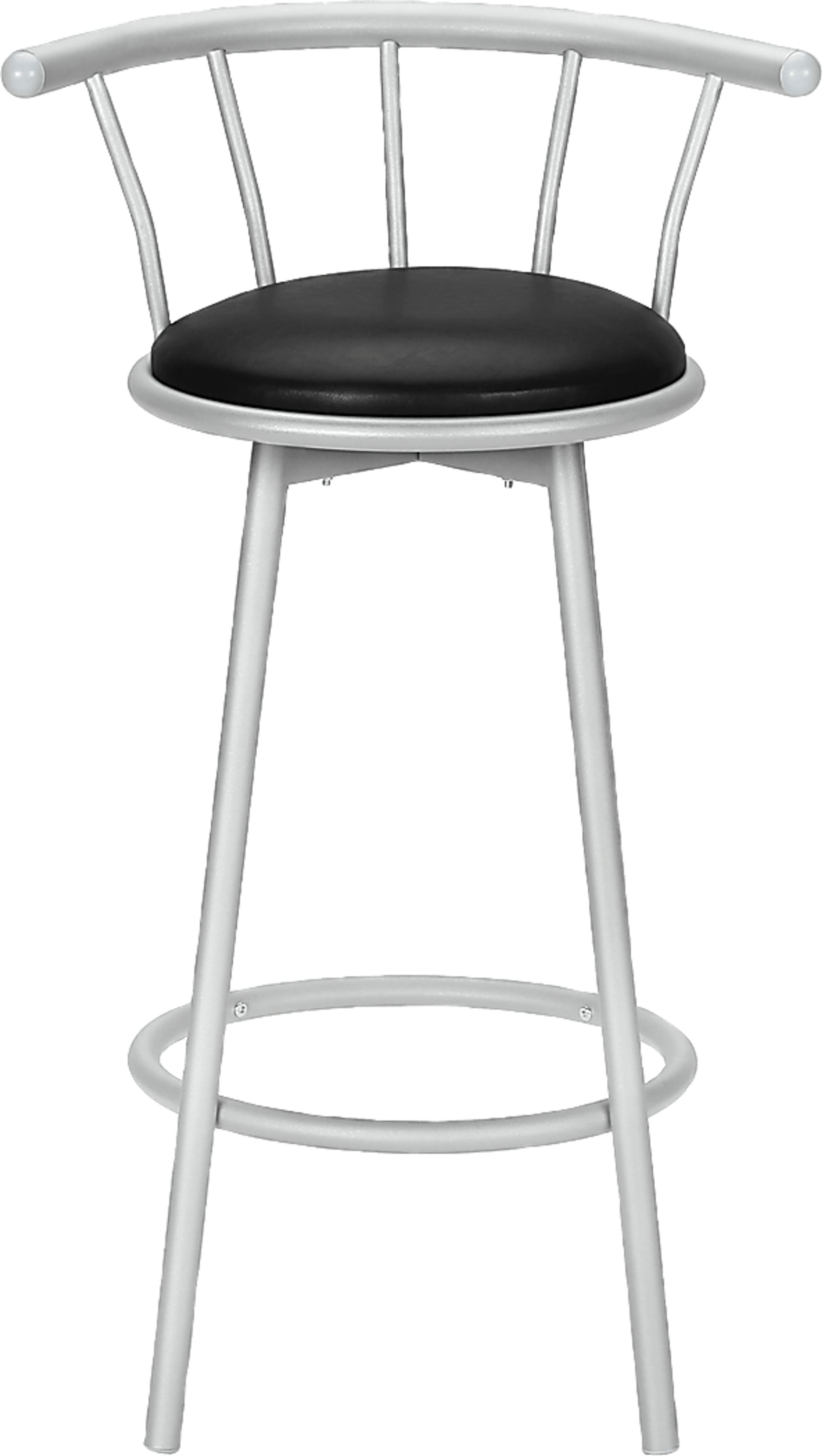 Sesslie Black Swivel Barstool, Set of 2 - Image 11