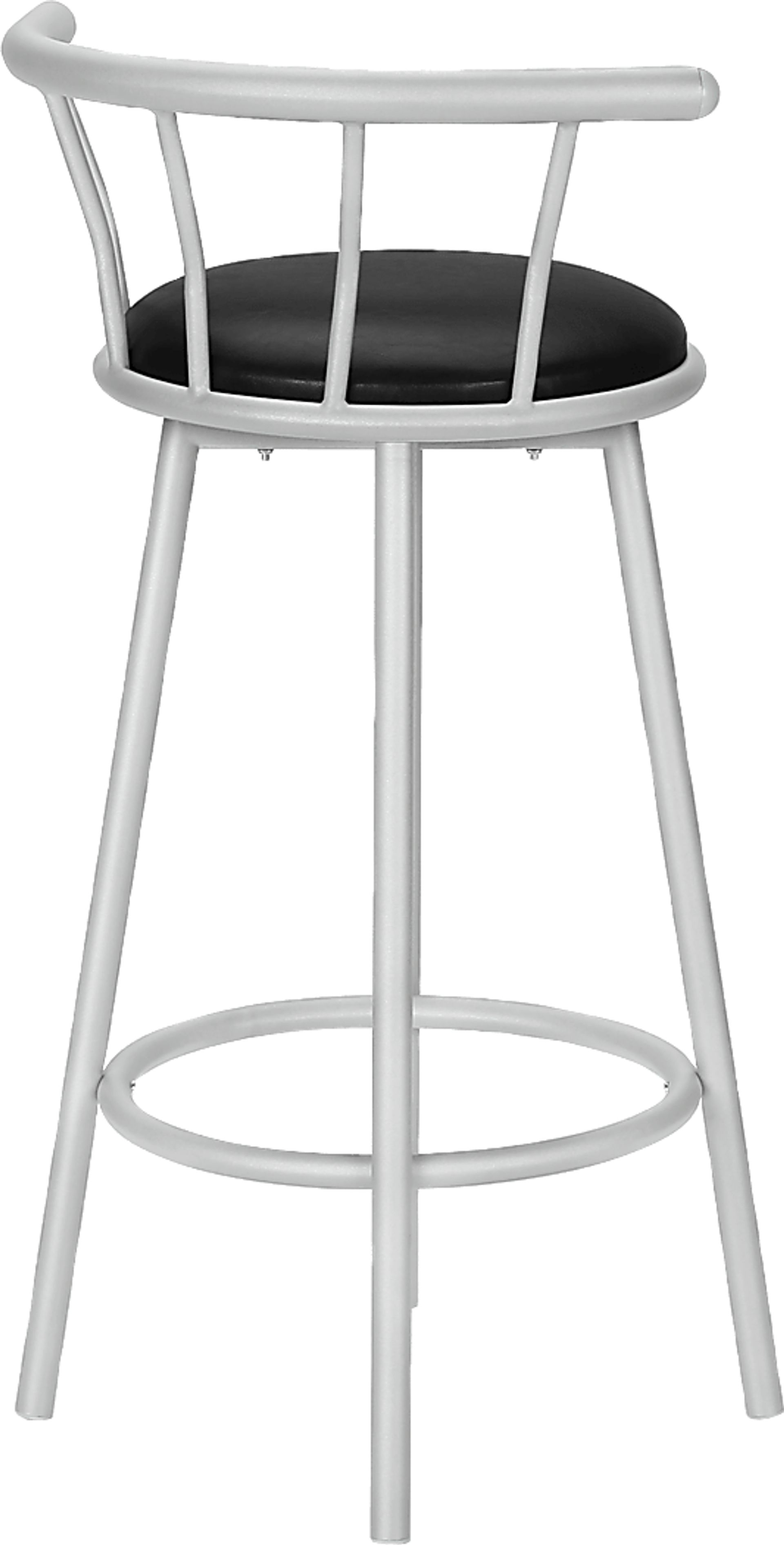 Sesslie Black Swivel Barstool, Set of 2 - Image 8