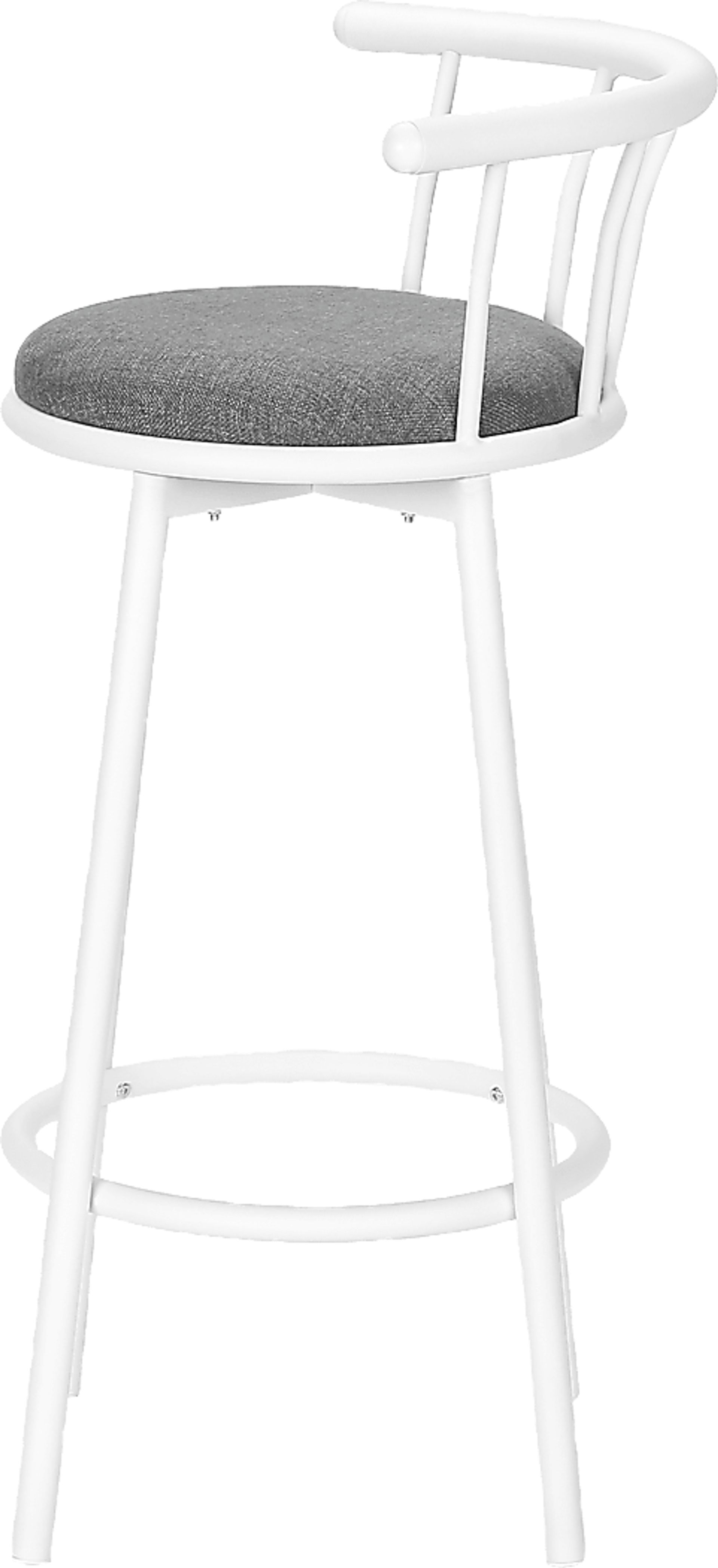 Sesslie Gray Swivel Barstool, Set of 2 - Image 9