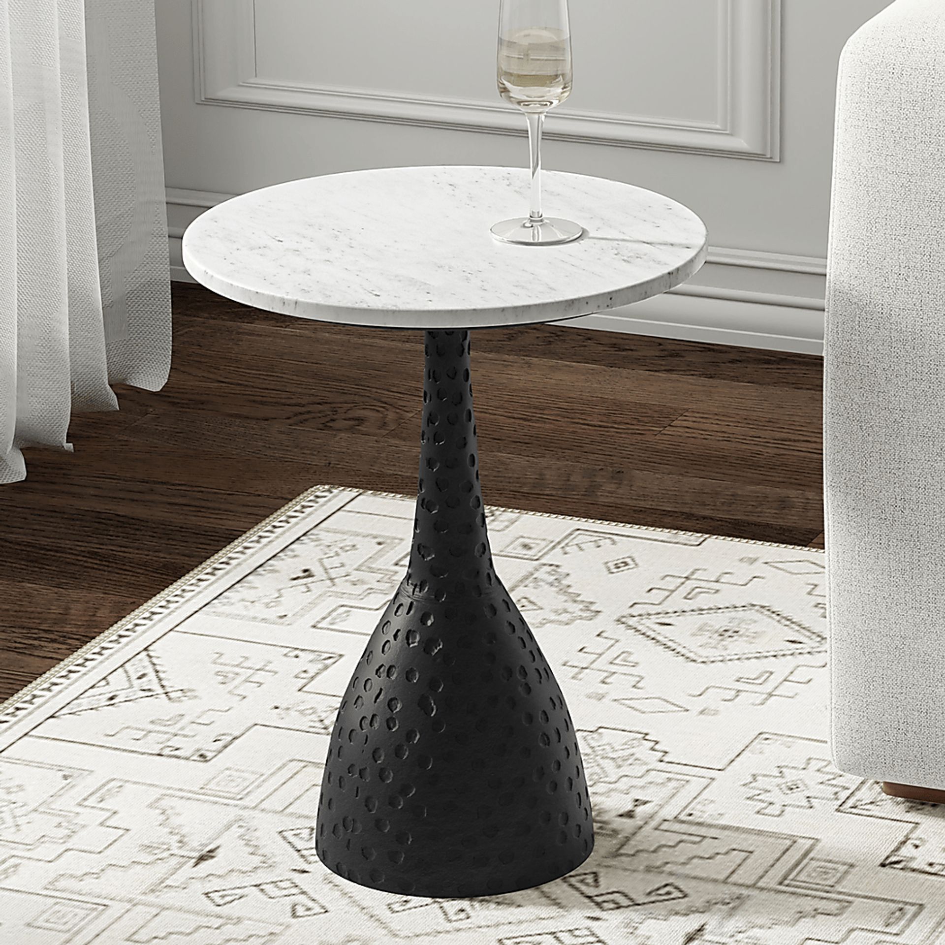 Setara Black Side Table - Image 2