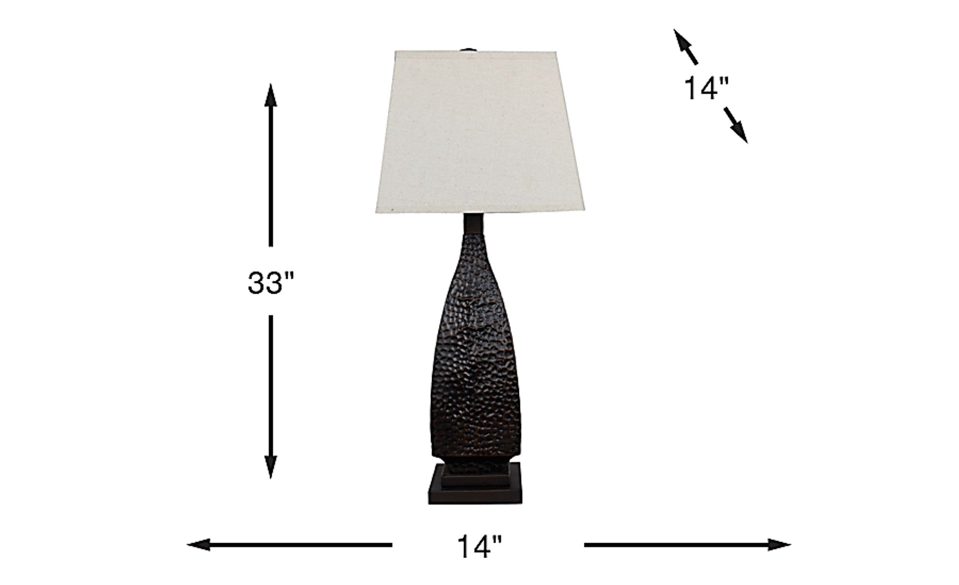 Dimension Image. Please refer to the Dimension Tab on this page for dimension details.