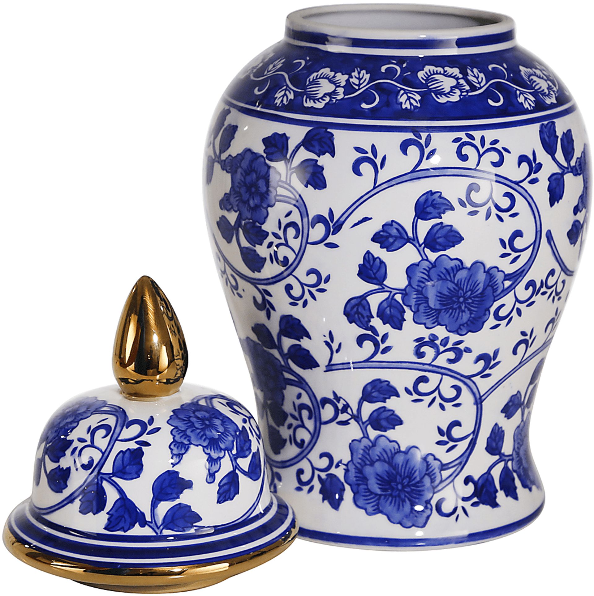 Severine Blue Temple Jar - Image 3