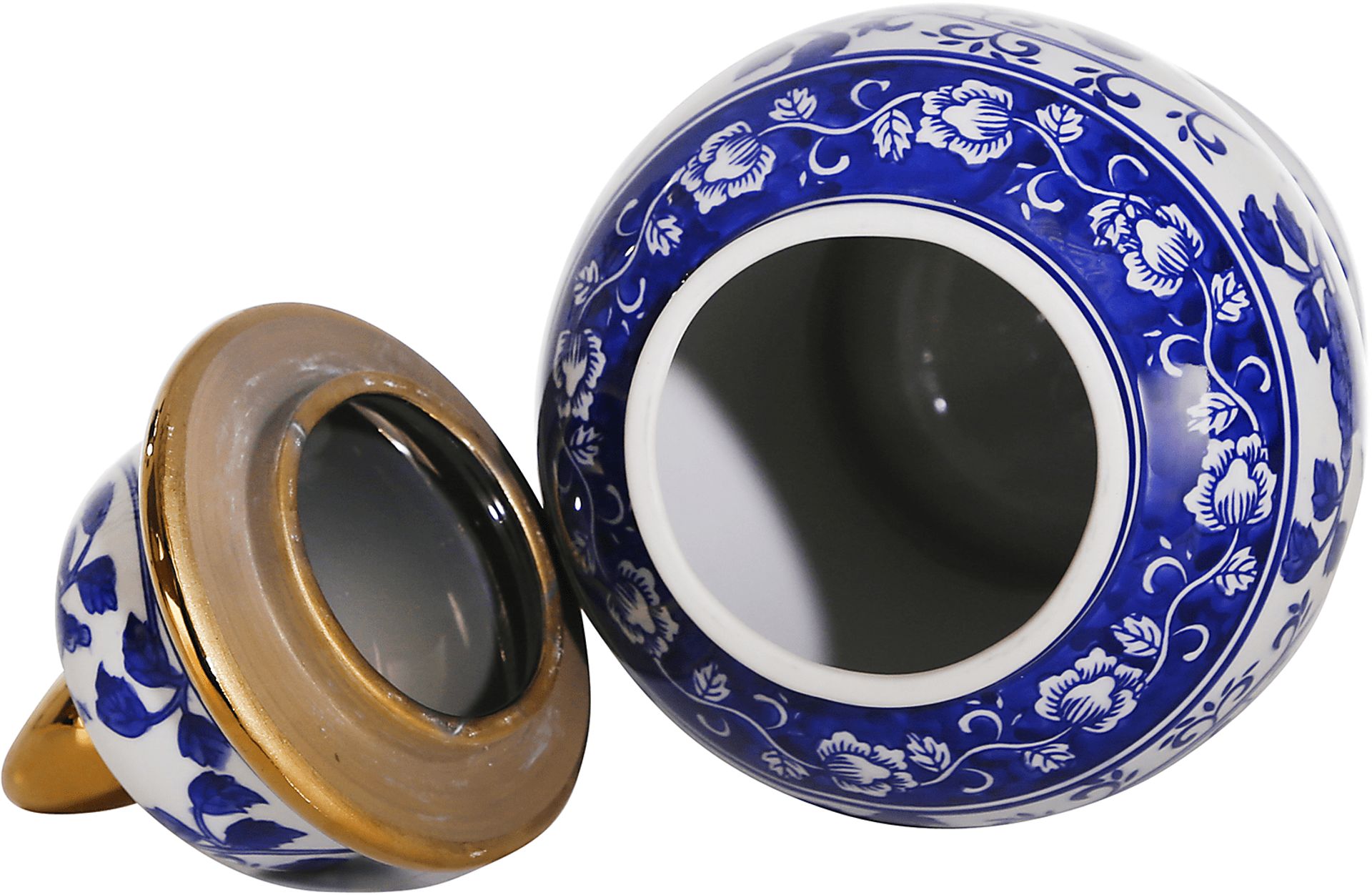Severine Blue Temple Jar - Image 4