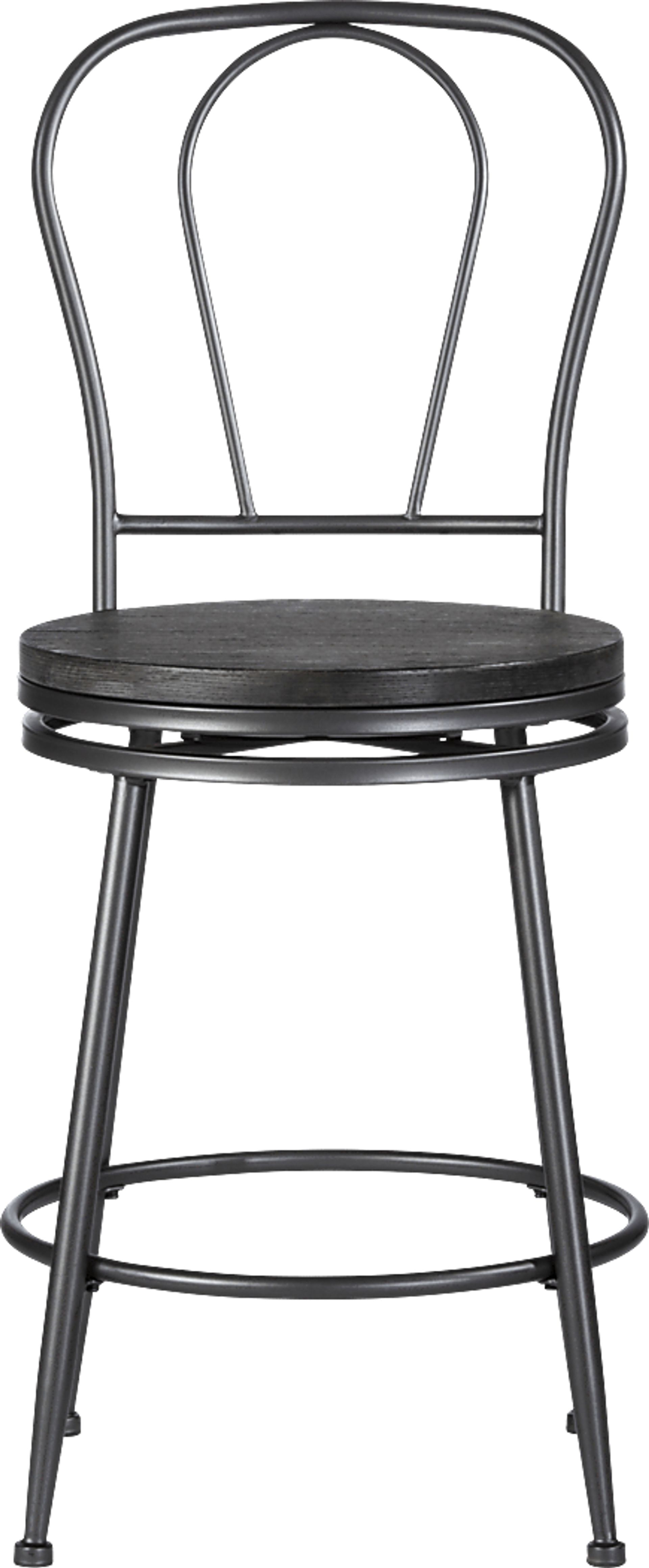 Severn Charcoal 3 Pc Counter Height Dining Set - Image 6