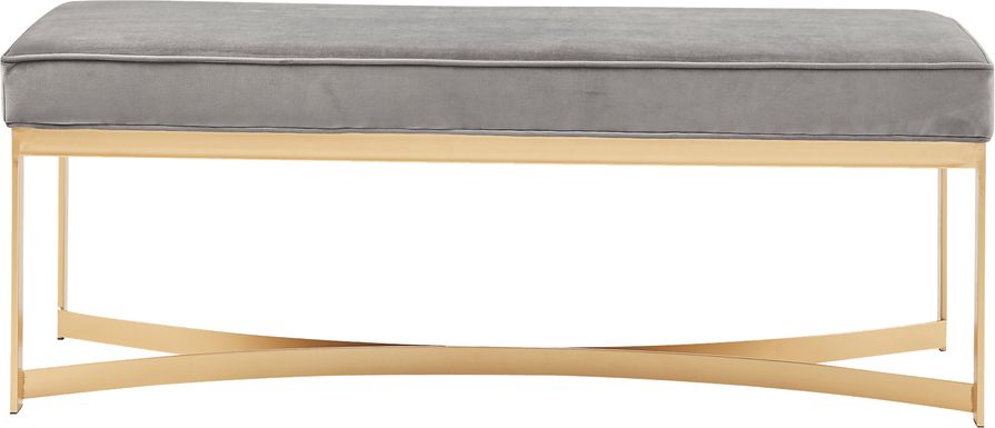 Sewall Gray Accent Bench