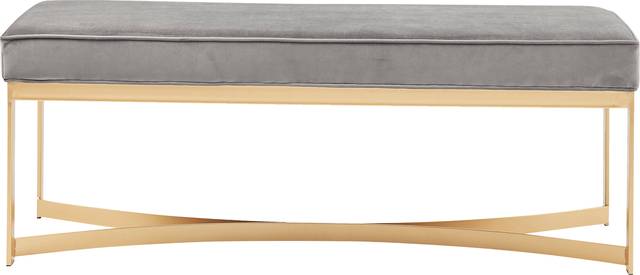 Sewall Gray Accent Bench - Thumbnail - Image 1