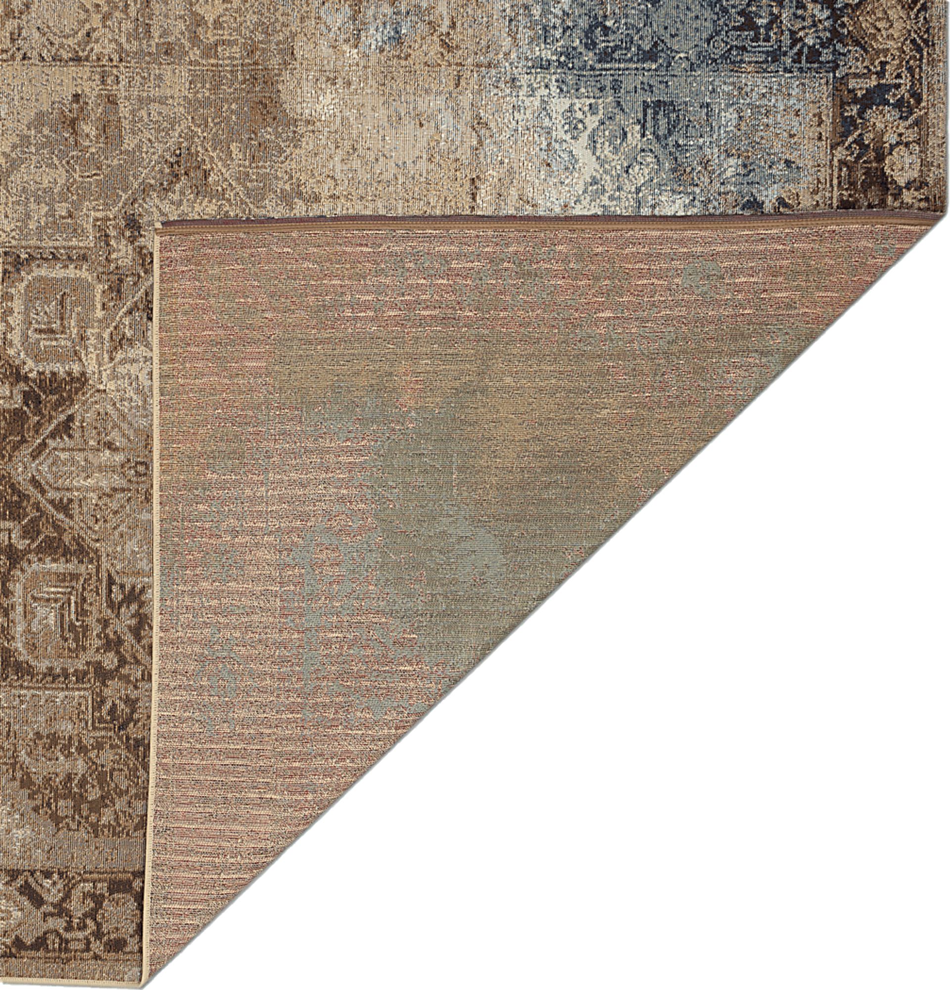 Seward Blue 7'10 x 9'10 Indoor/Outdoor Rug - Image 3
