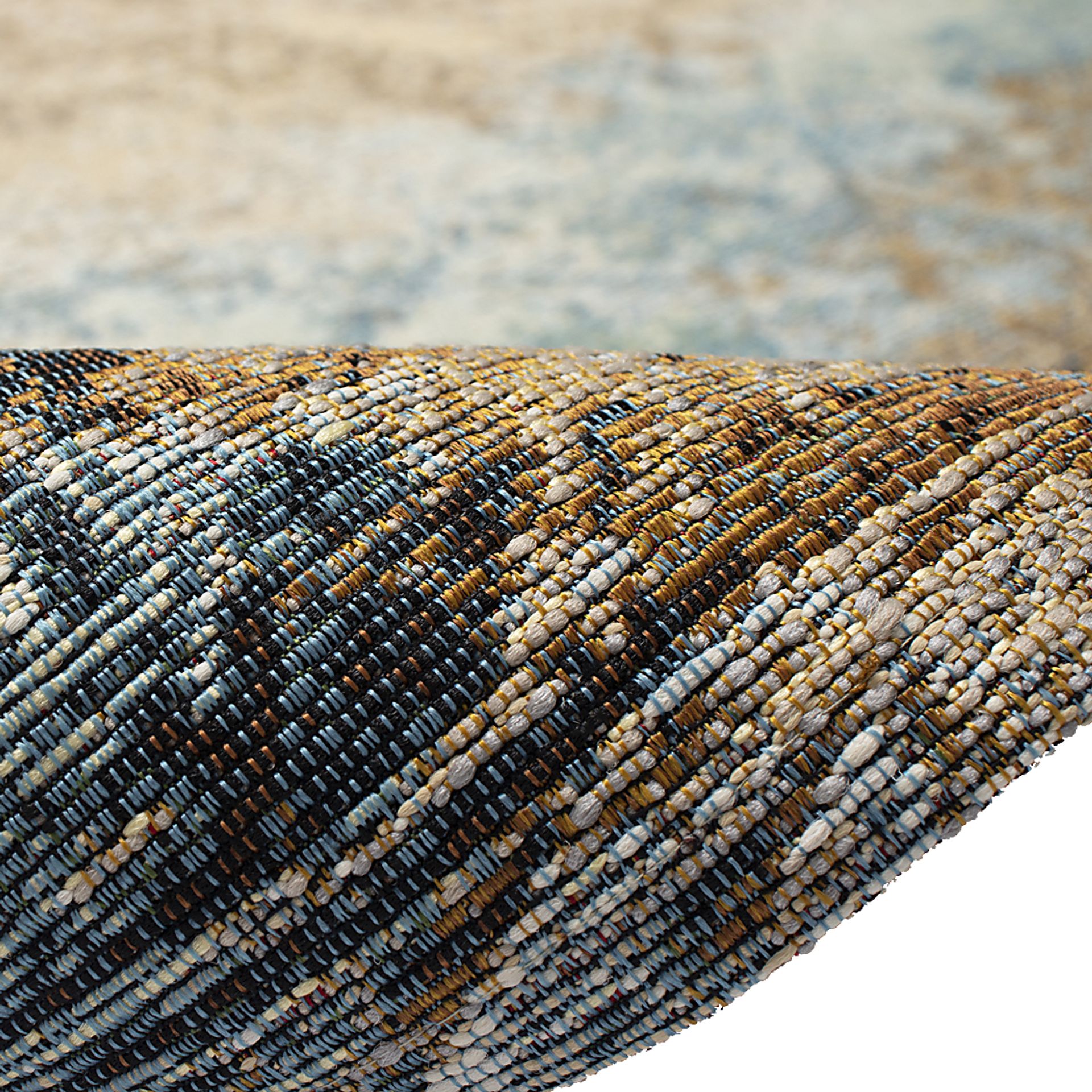 Seward Blue 7'10 x 9'10 Indoor/Outdoor Rug - Image 5