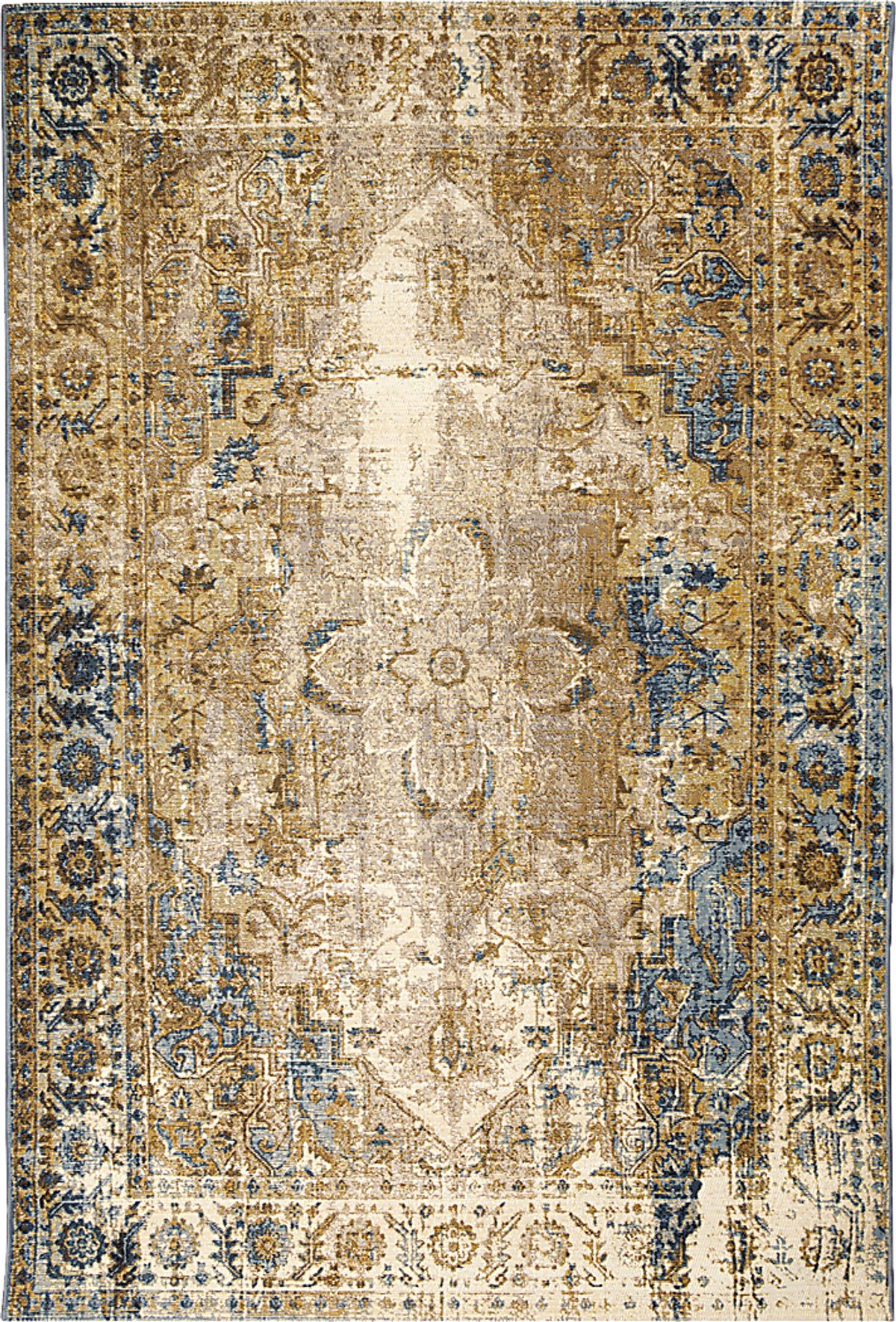 Seward Blue Outdoor Rugs | Rooms to Go