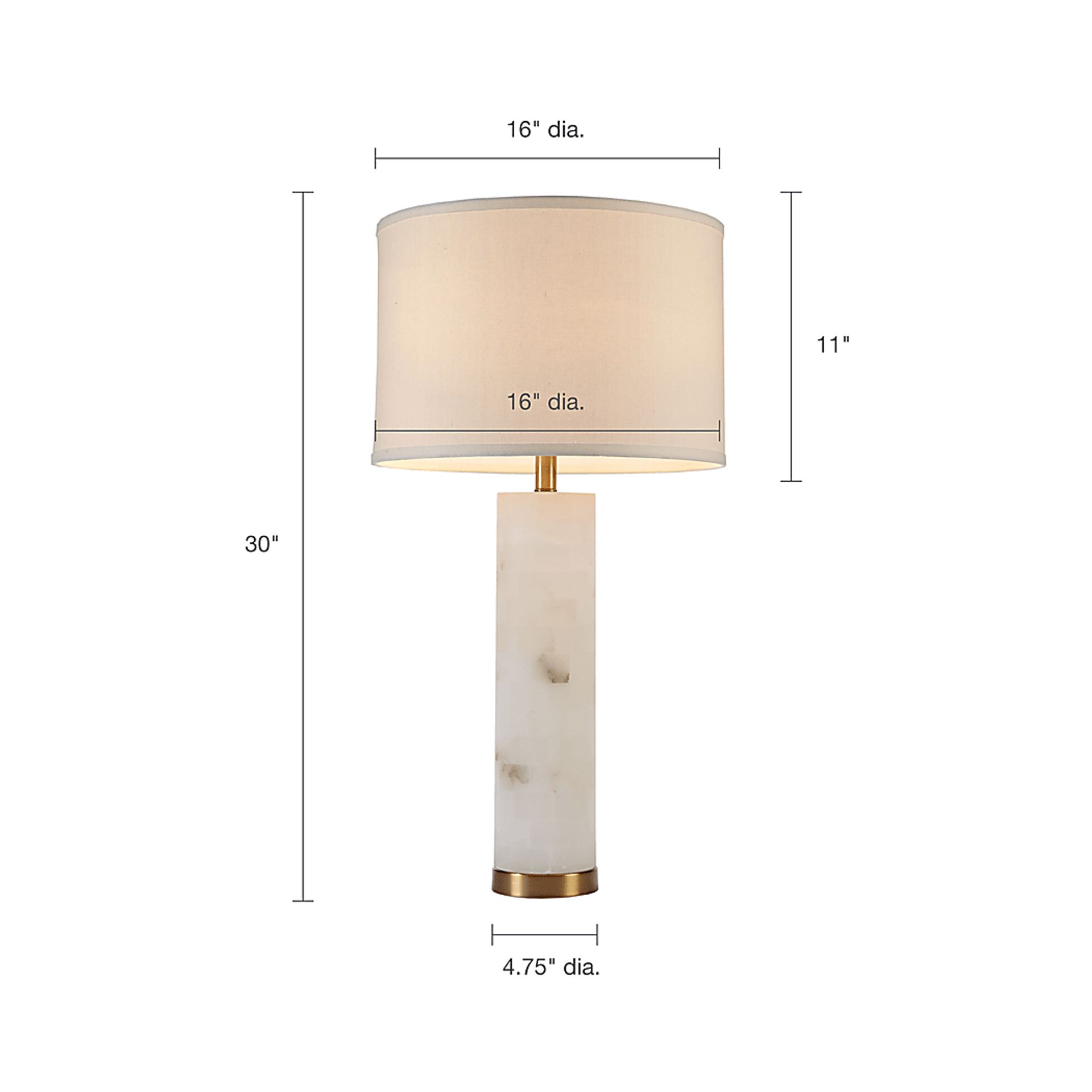 Seymour Peak White Lamp - Image 8
