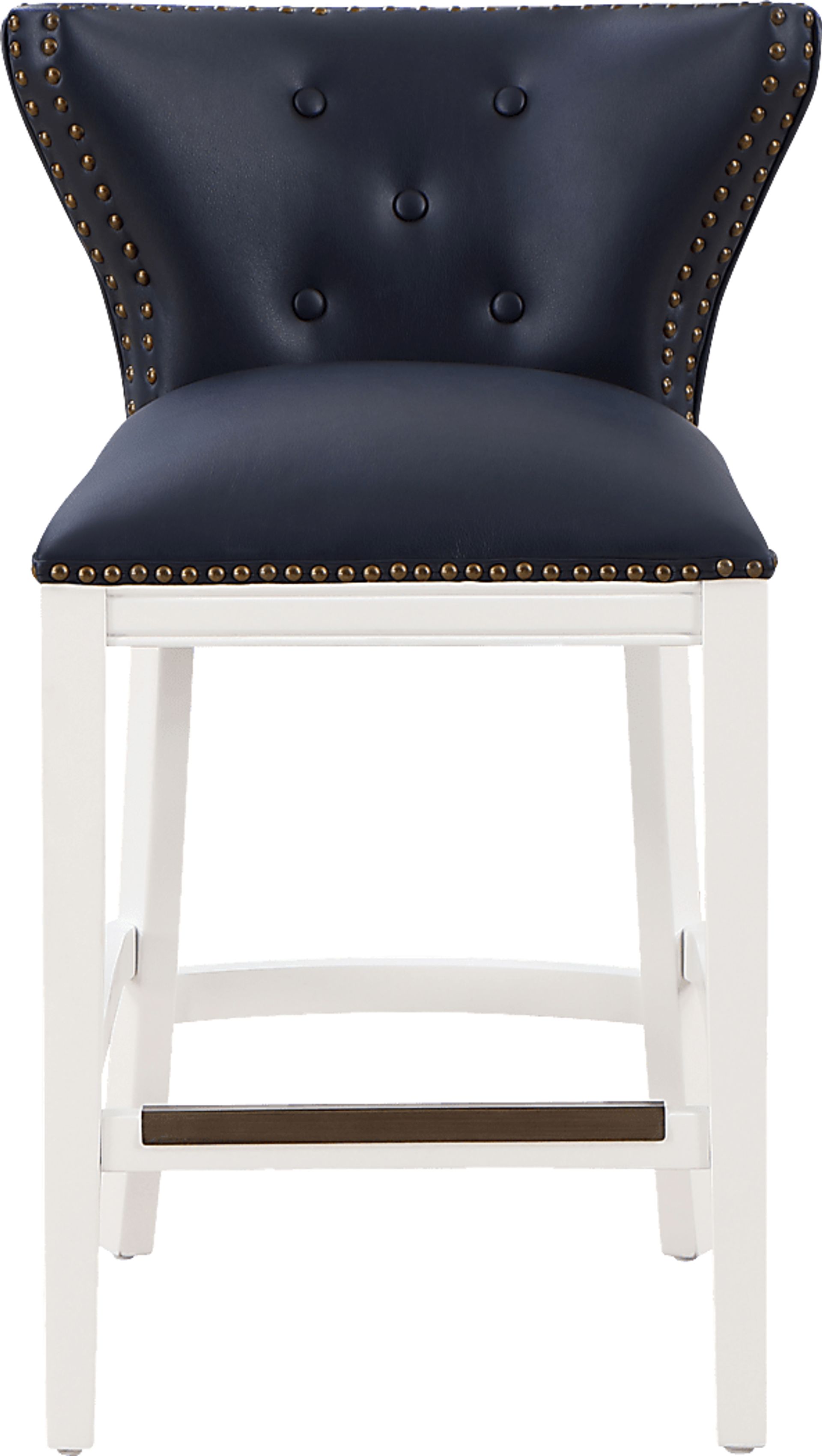 Seyres Dark Blue Counter Height Stool - Image 4