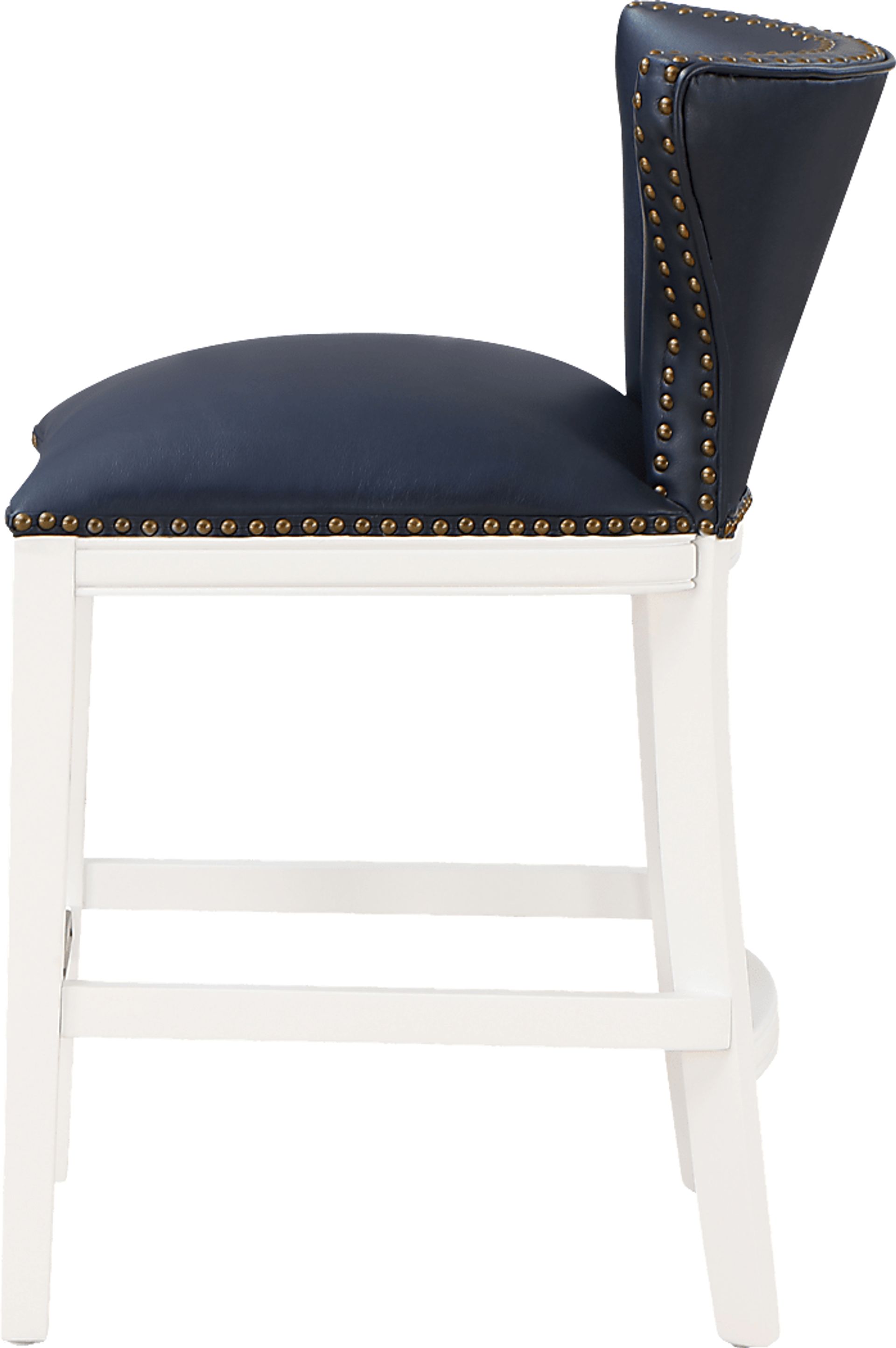 Seyres Dark Blue Counter Height Stool - Image 5