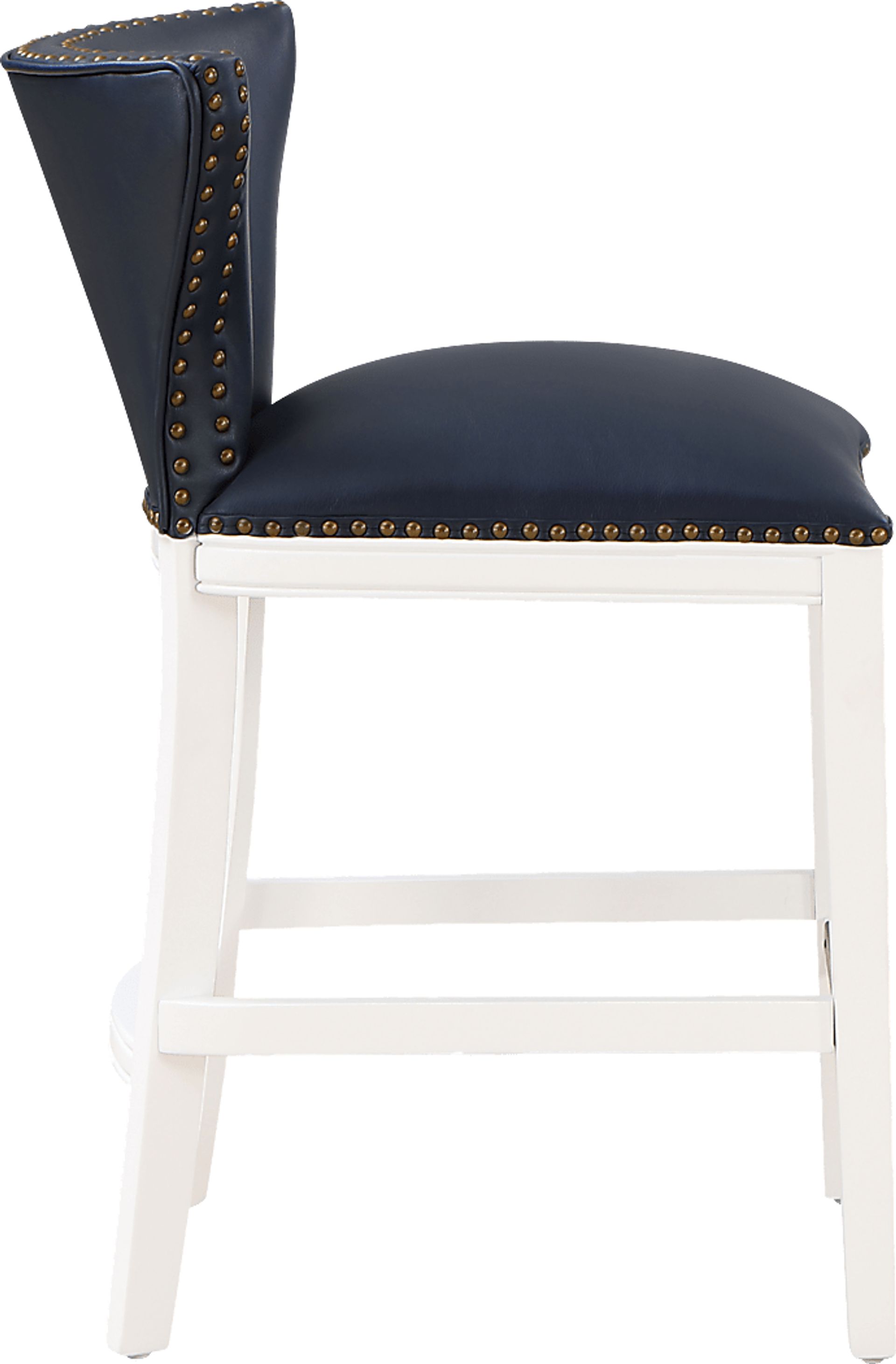 Seyres Dark Blue Counter Height Stool - Image 6