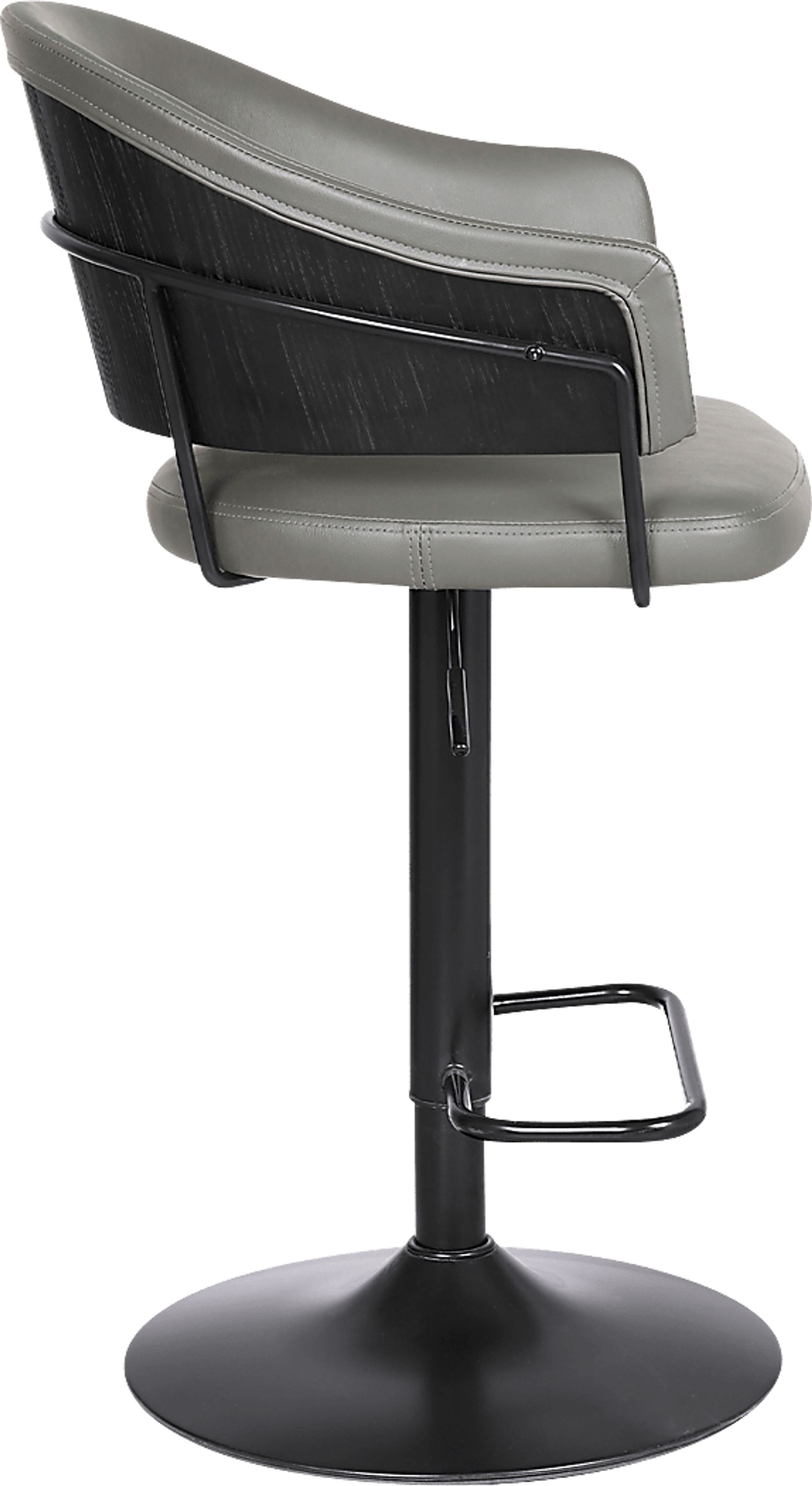 Shaahnaz Gray Adjustable Barstool - Image 4
