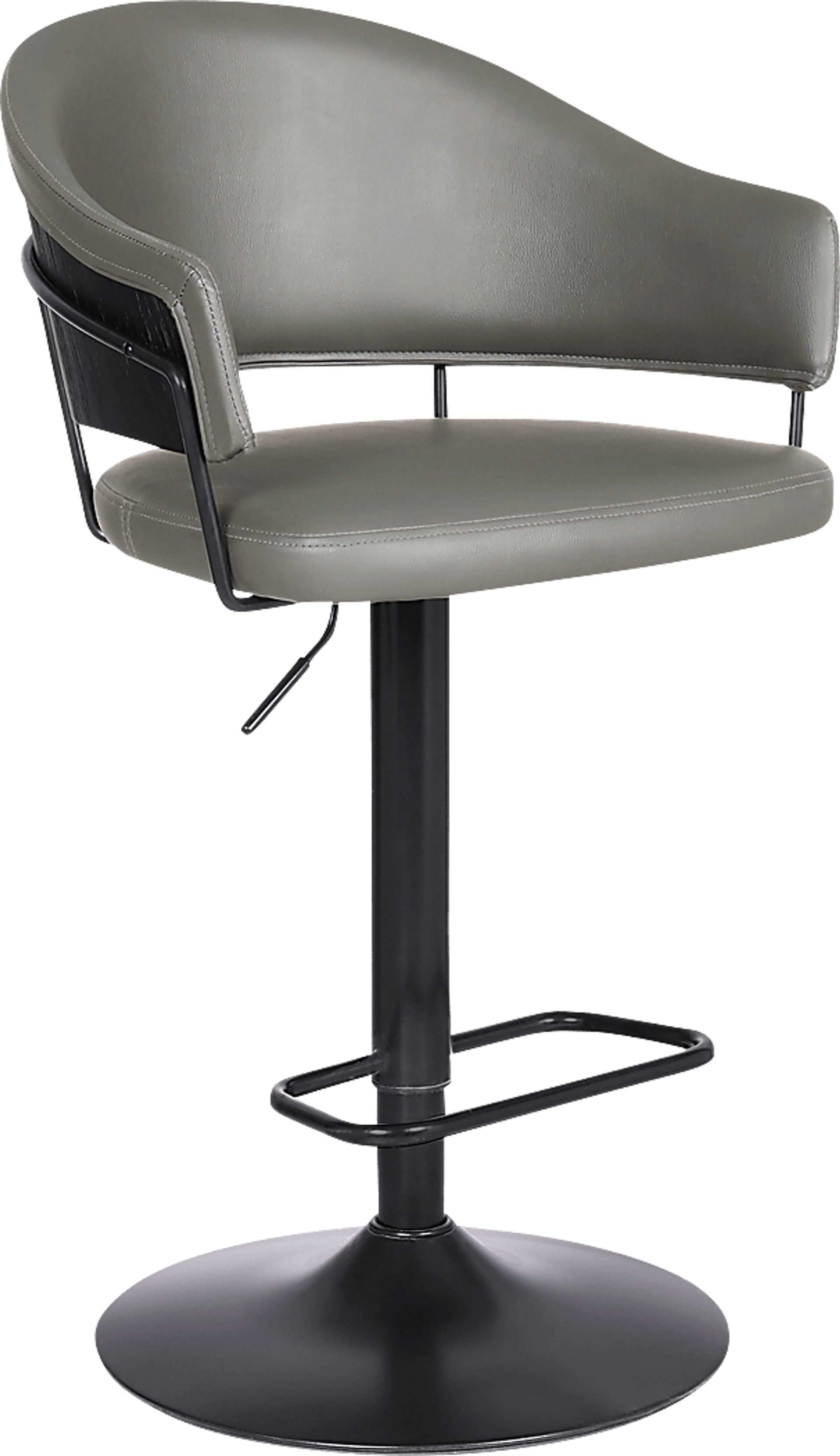 Shaahnaz Gray Adjustable Barstool - Image 1
