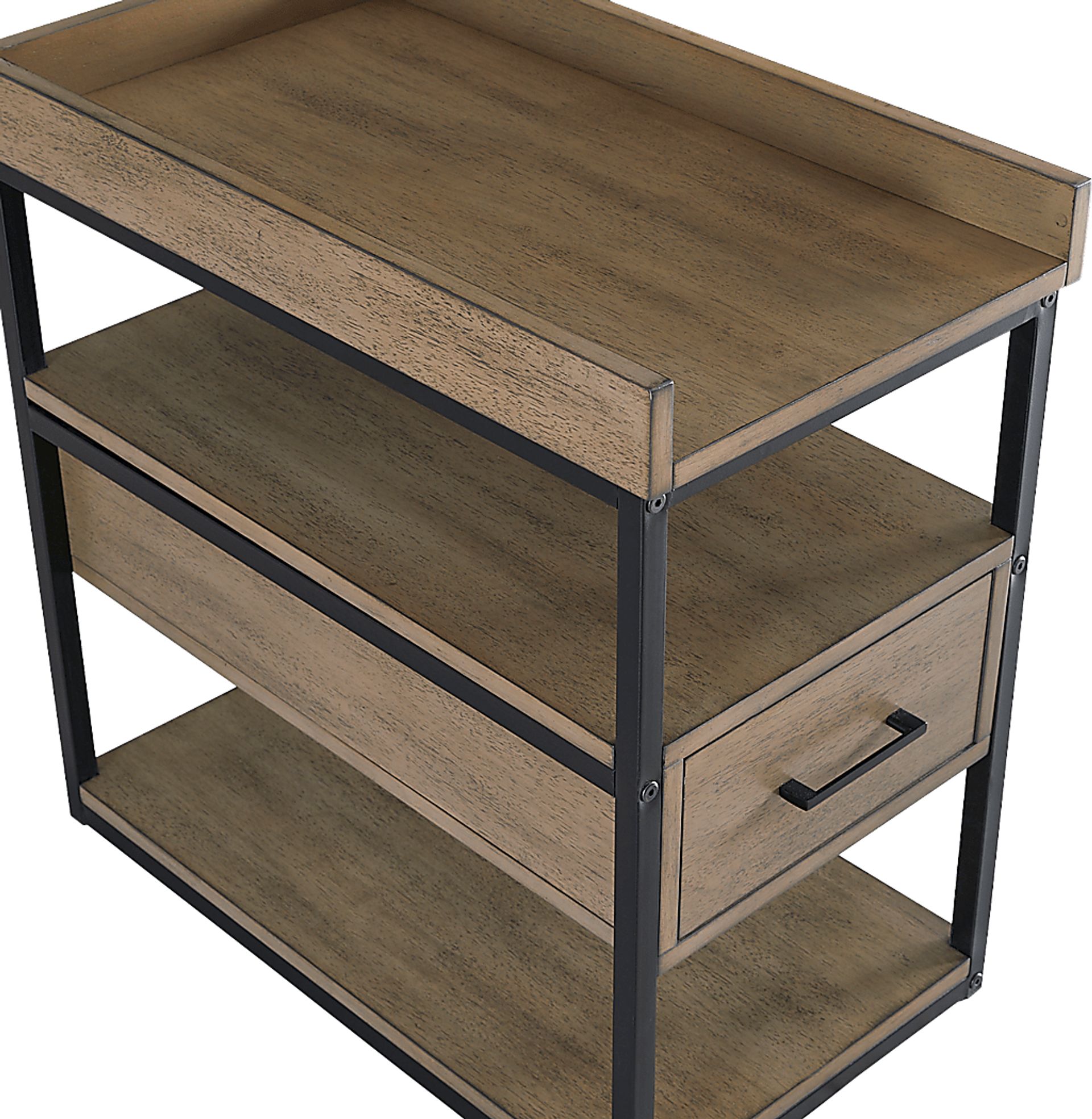 Shadbush Brown Chairside Table - Image 2
