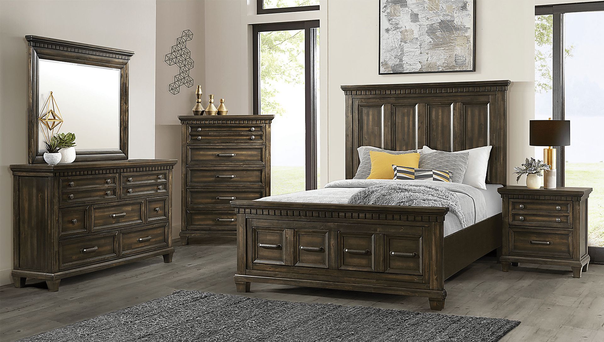 Shadearts Walnut Nightstand - Image 2