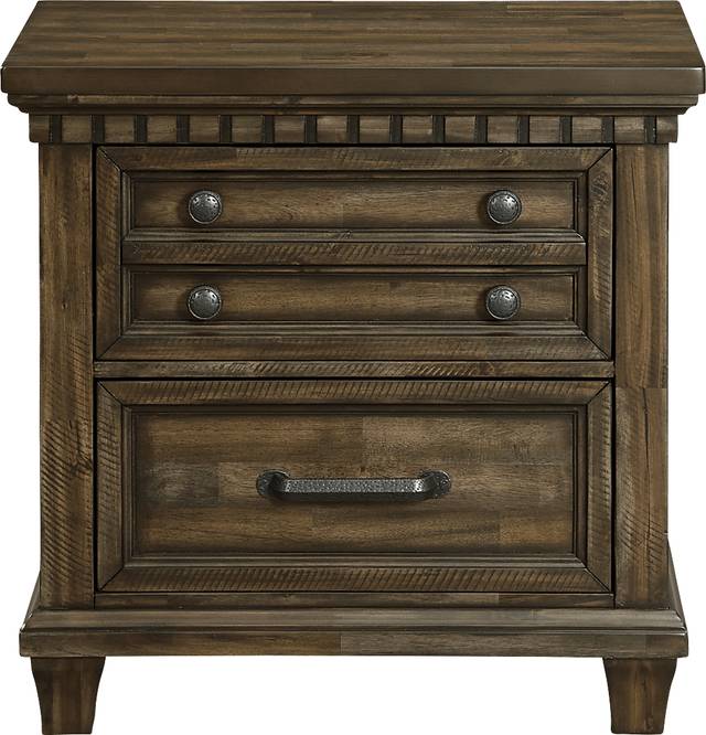 Shadearts Walnut Nightstand - Thumbnail - Image 6