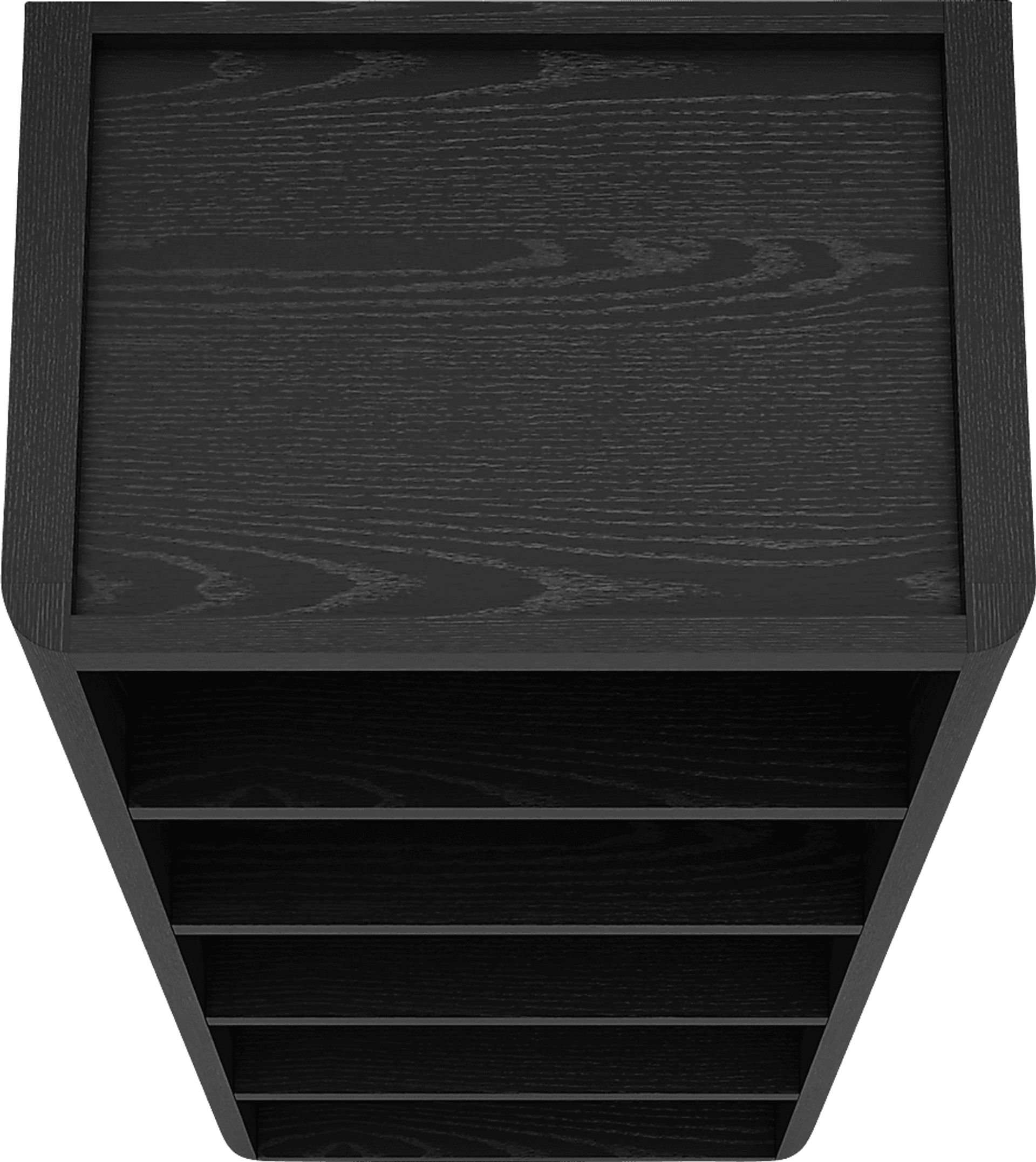 Shadebooks I Black Bookcase - Image 4