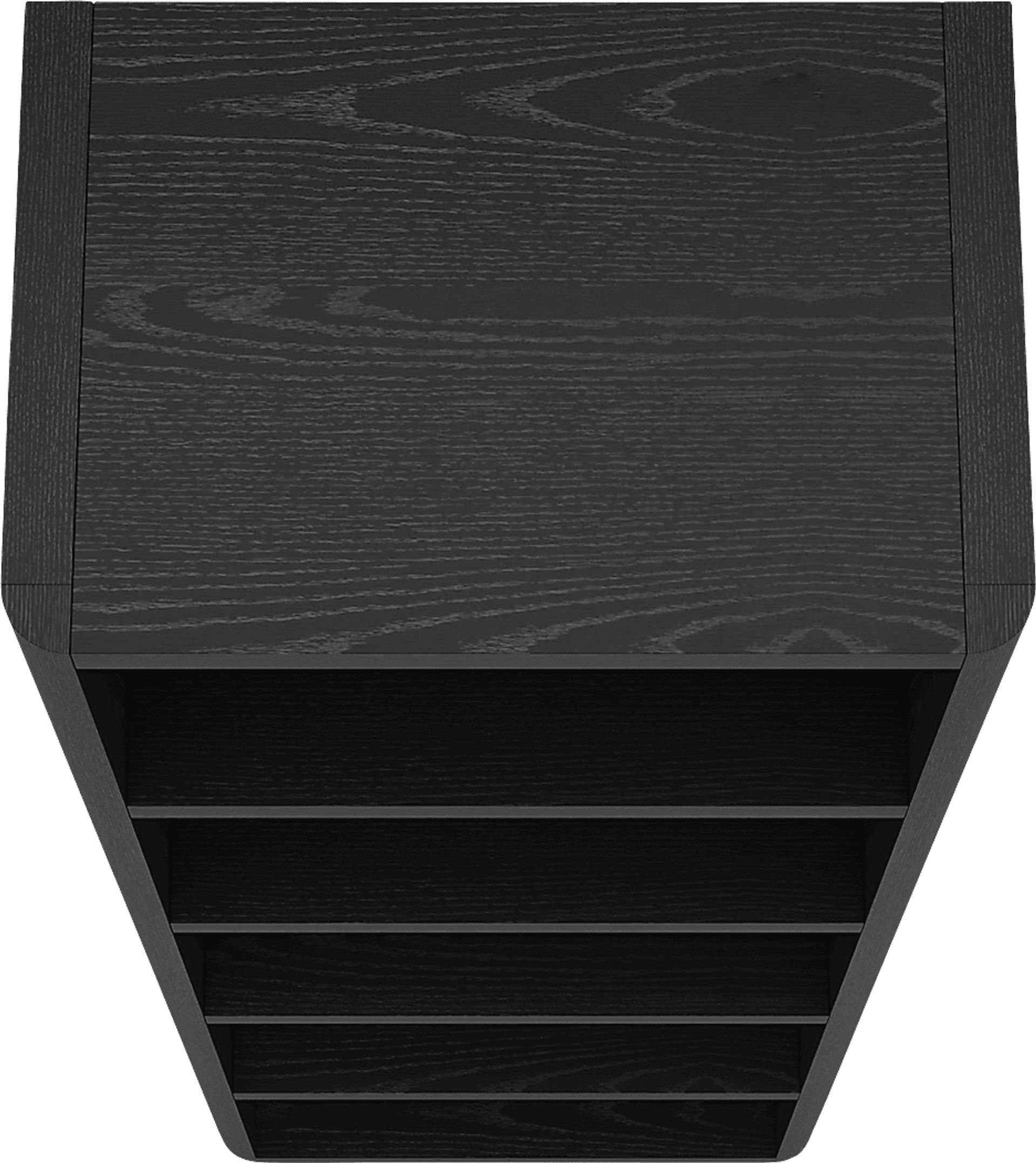 Shadebooks I Black Bookcase - Image 9