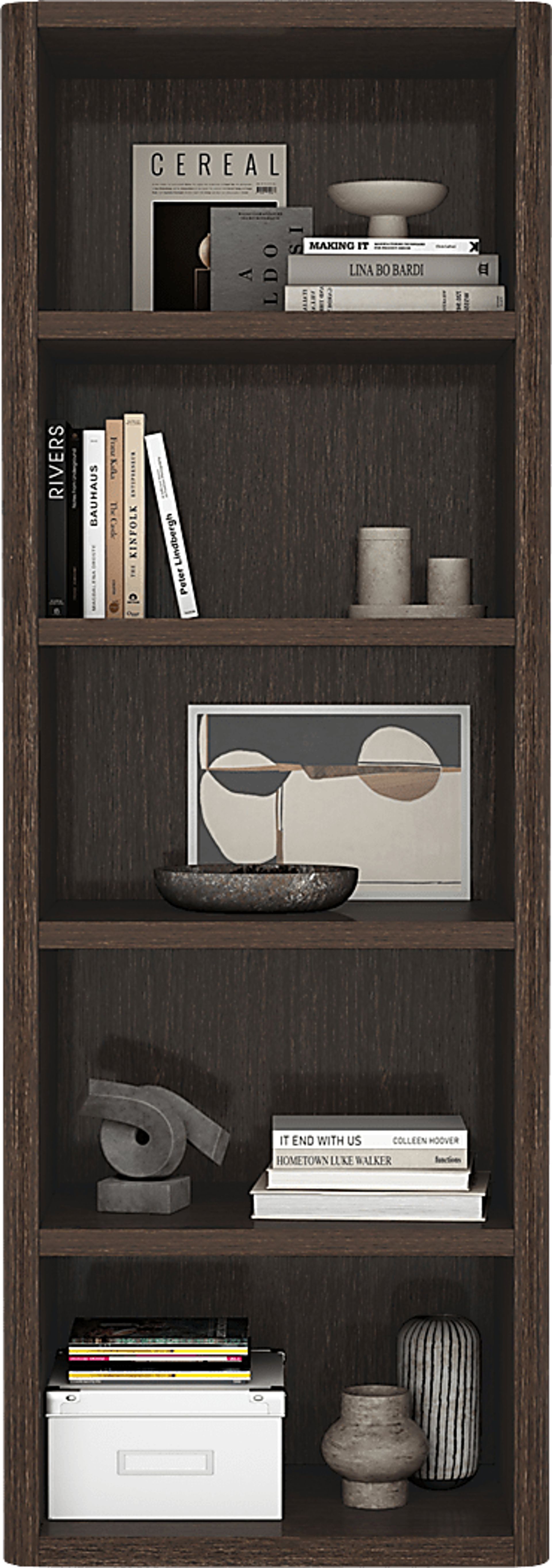 Shadebooks I Brown Bookcase - Image 3
