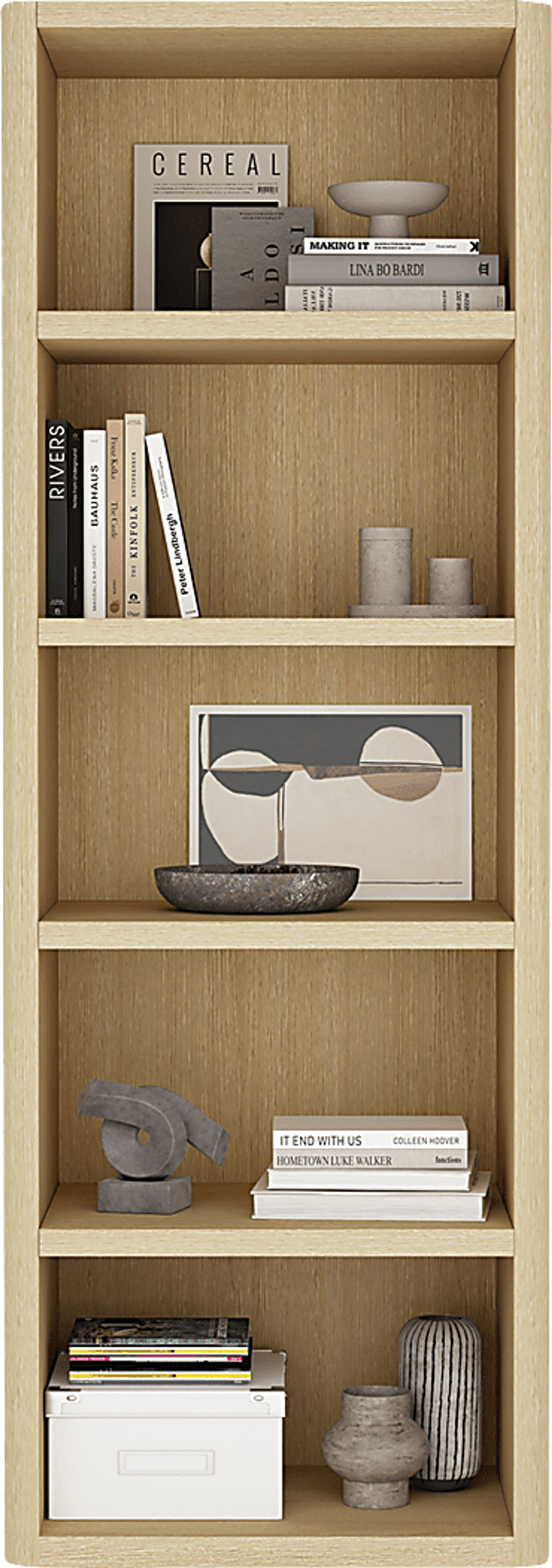 Shadebooks I Natural Bookcase - Image 4