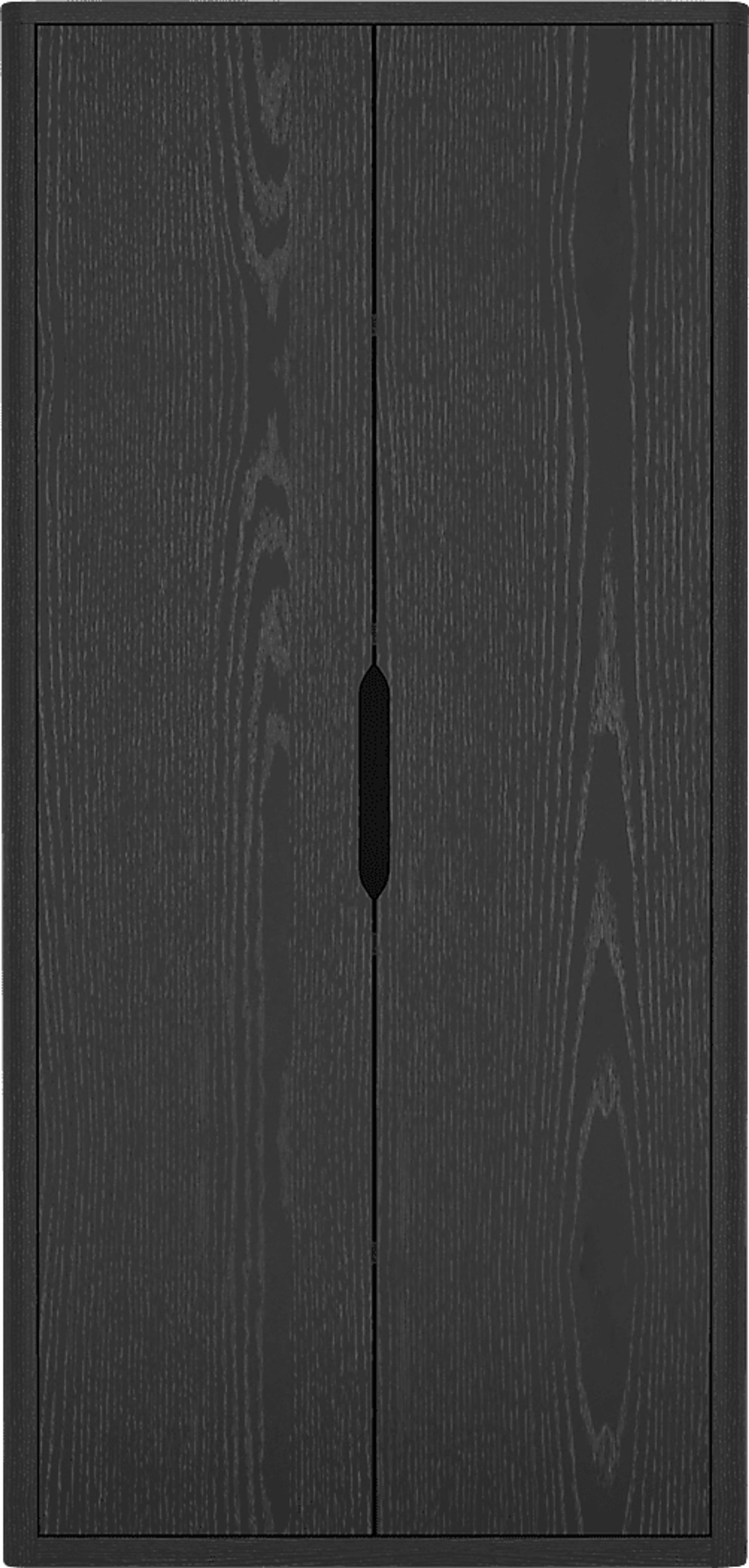 Shadebooks II Black Storage Cabinet - Image 1