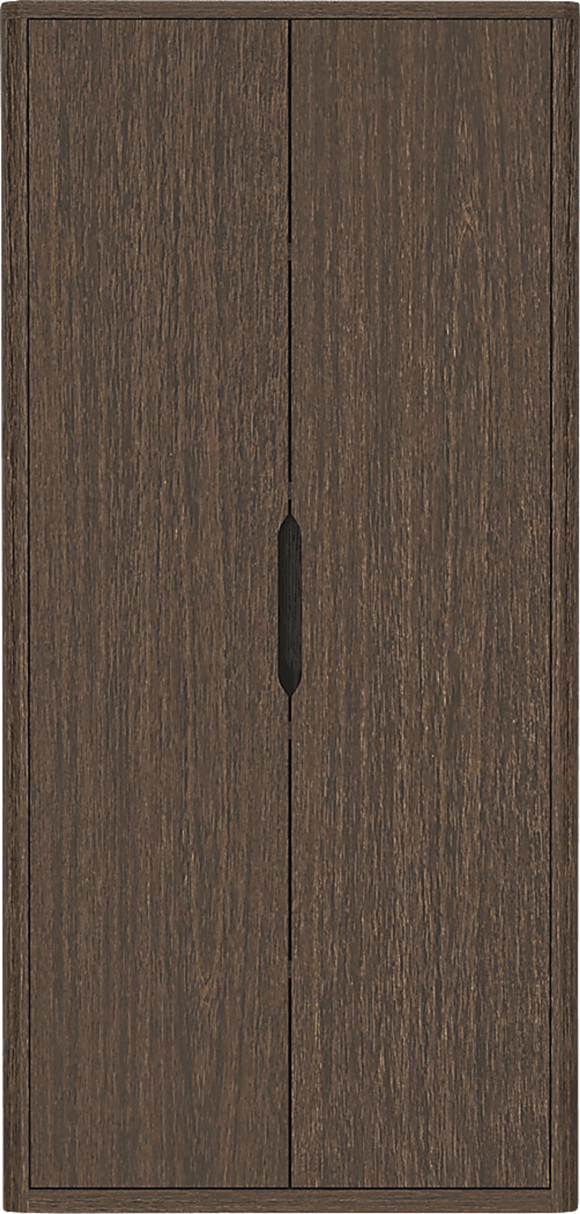 Shadebooks II Brown Storage Cabinet - Image 1