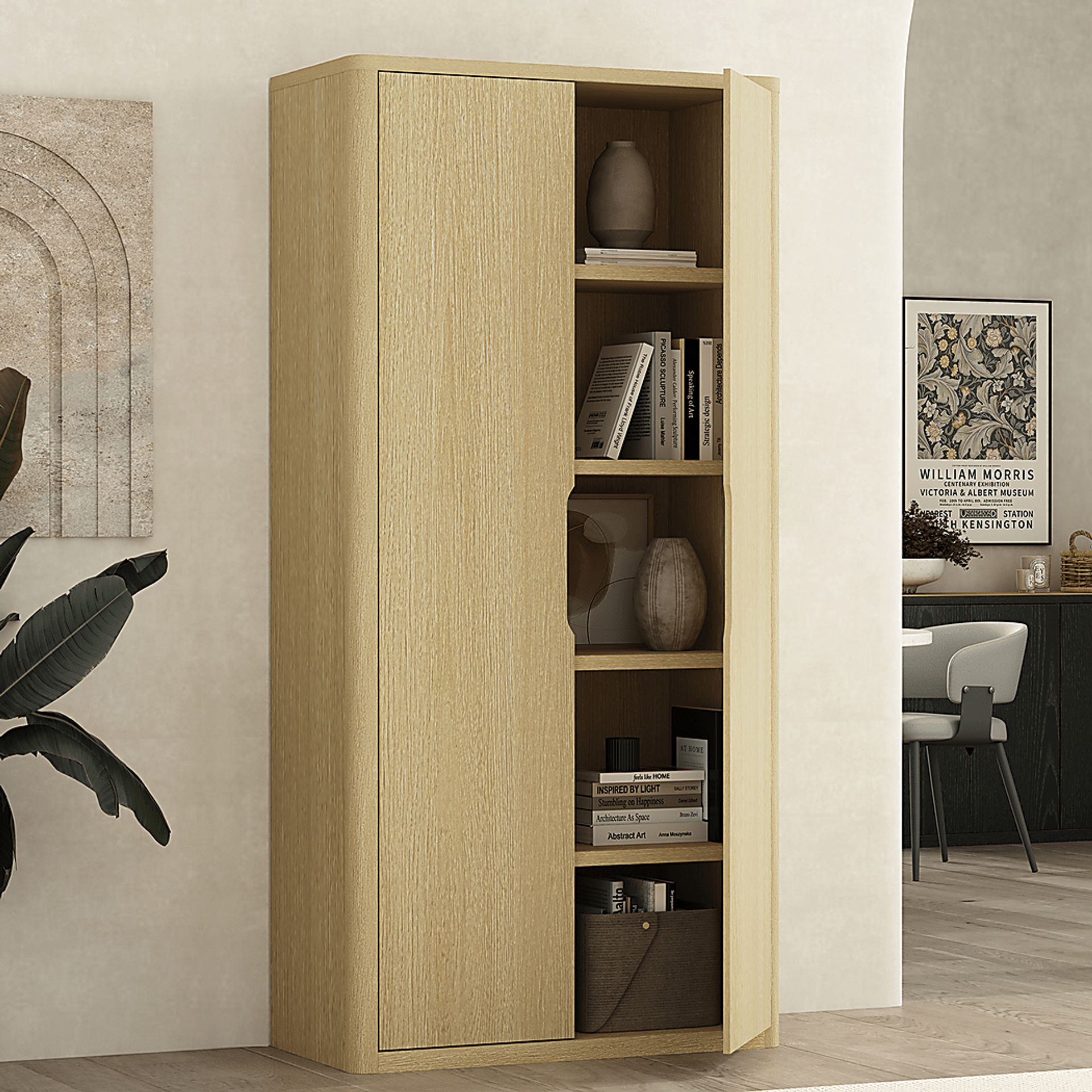 Shadebooks II Natural Storage Cabinet - Image 3