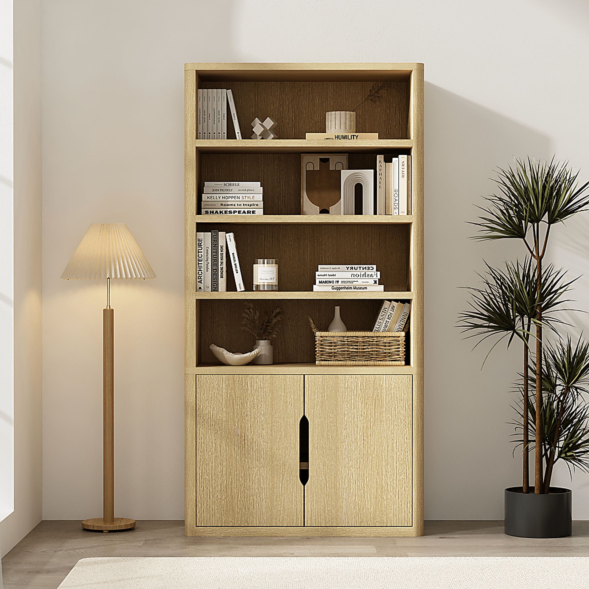 Shadebooks IV Natural Bookcase - Image 2