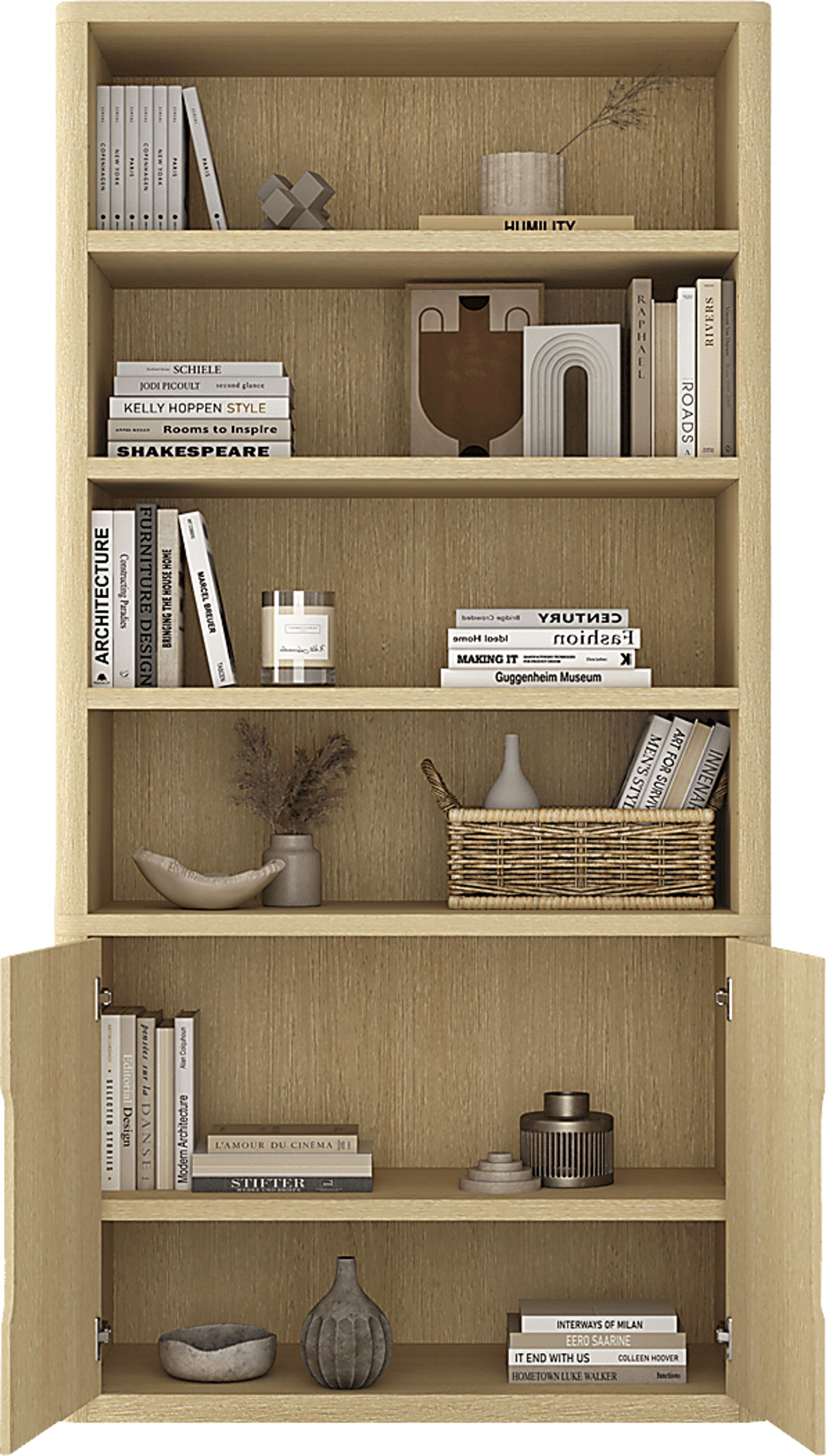 Shadebooks IV Natural Bookcase - Image 4