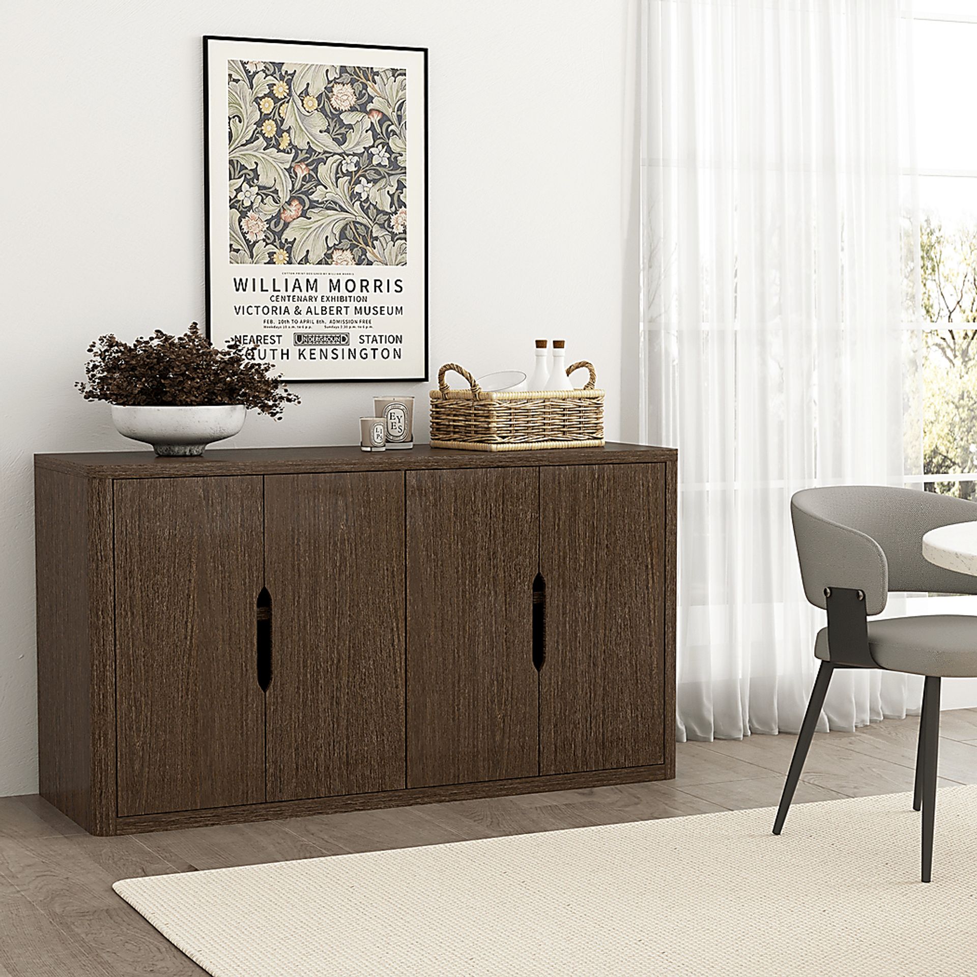 Shadebooks V Brown Sideboard - Image 2