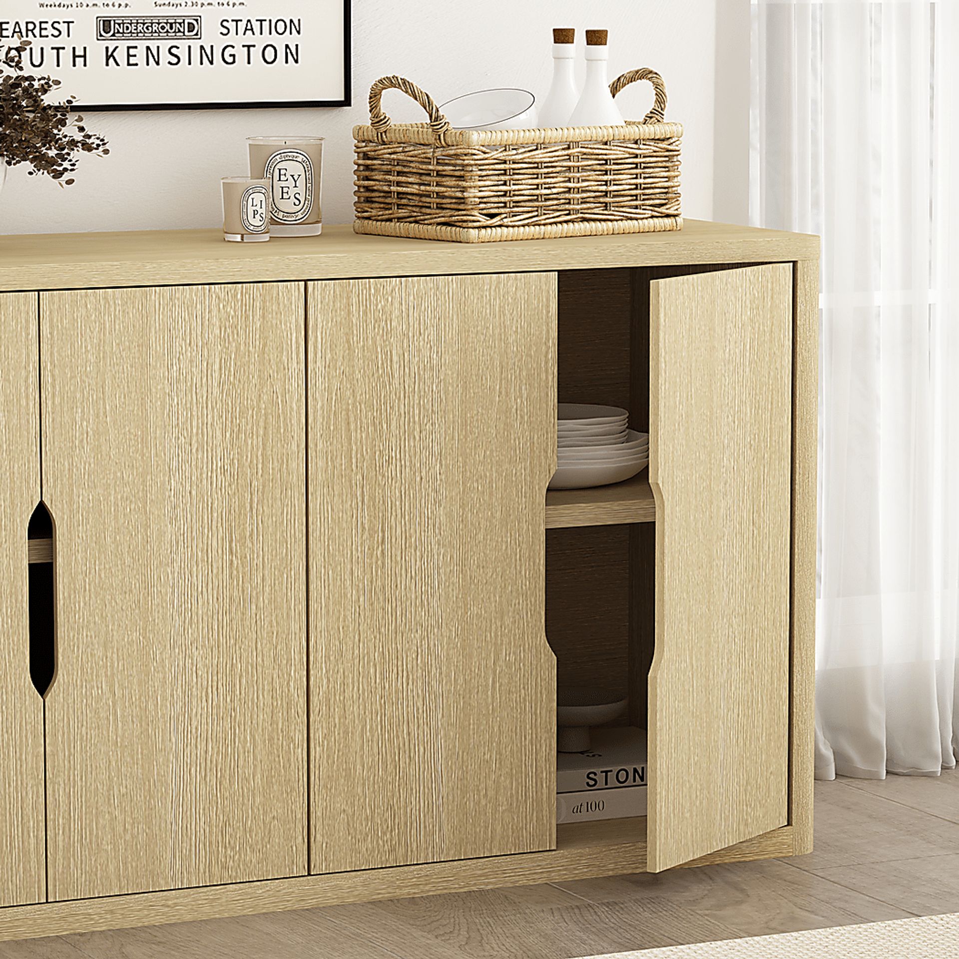 Shadebooks V Natural Sideboard - Image 5