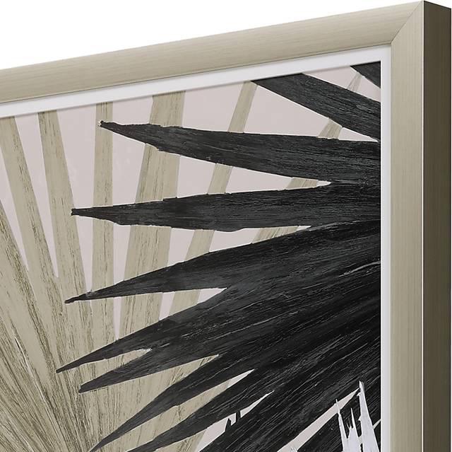 Shaded Palms Blue Framed Artwork - Thumbnail - Image 4
