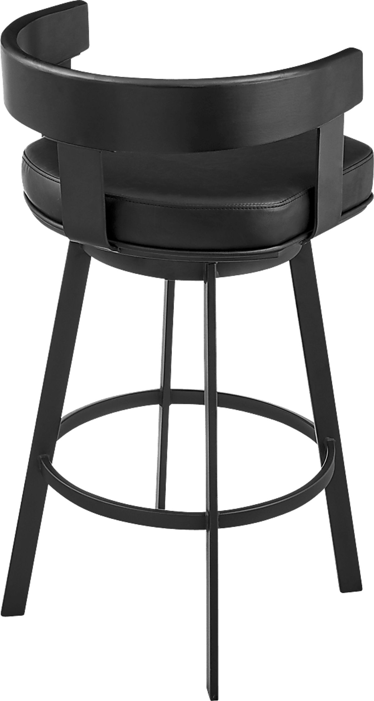 Shadefly I Black Swivel Barstool | Rooms to Go