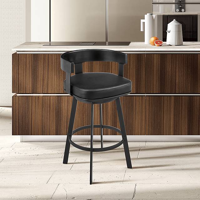 Shadefly I Black Counter Height Stool - Thumbnail - Image 2