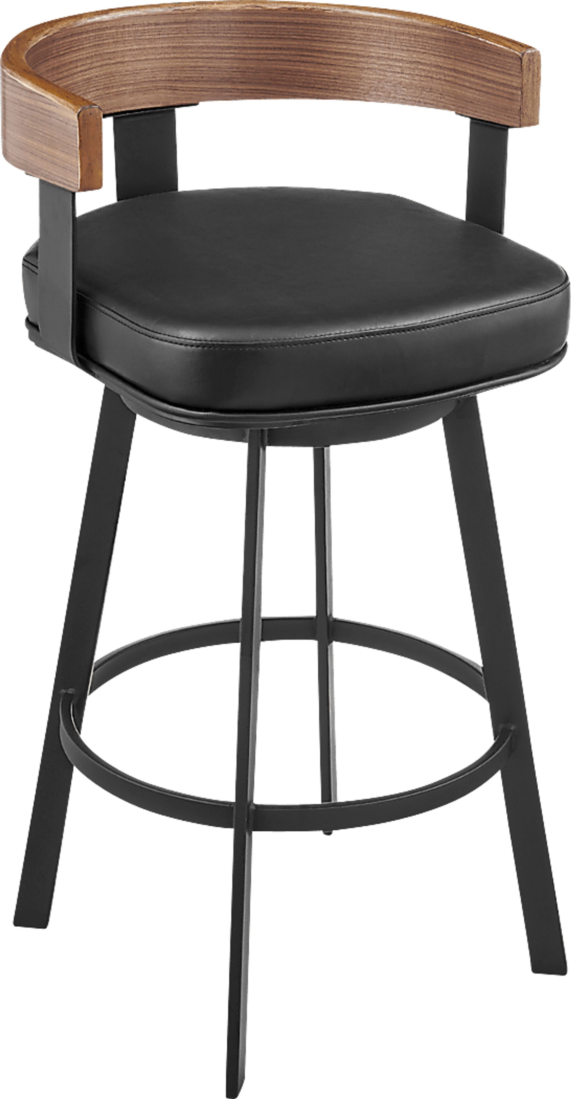 Shadefly II Black and Brown Barstool - Image 1